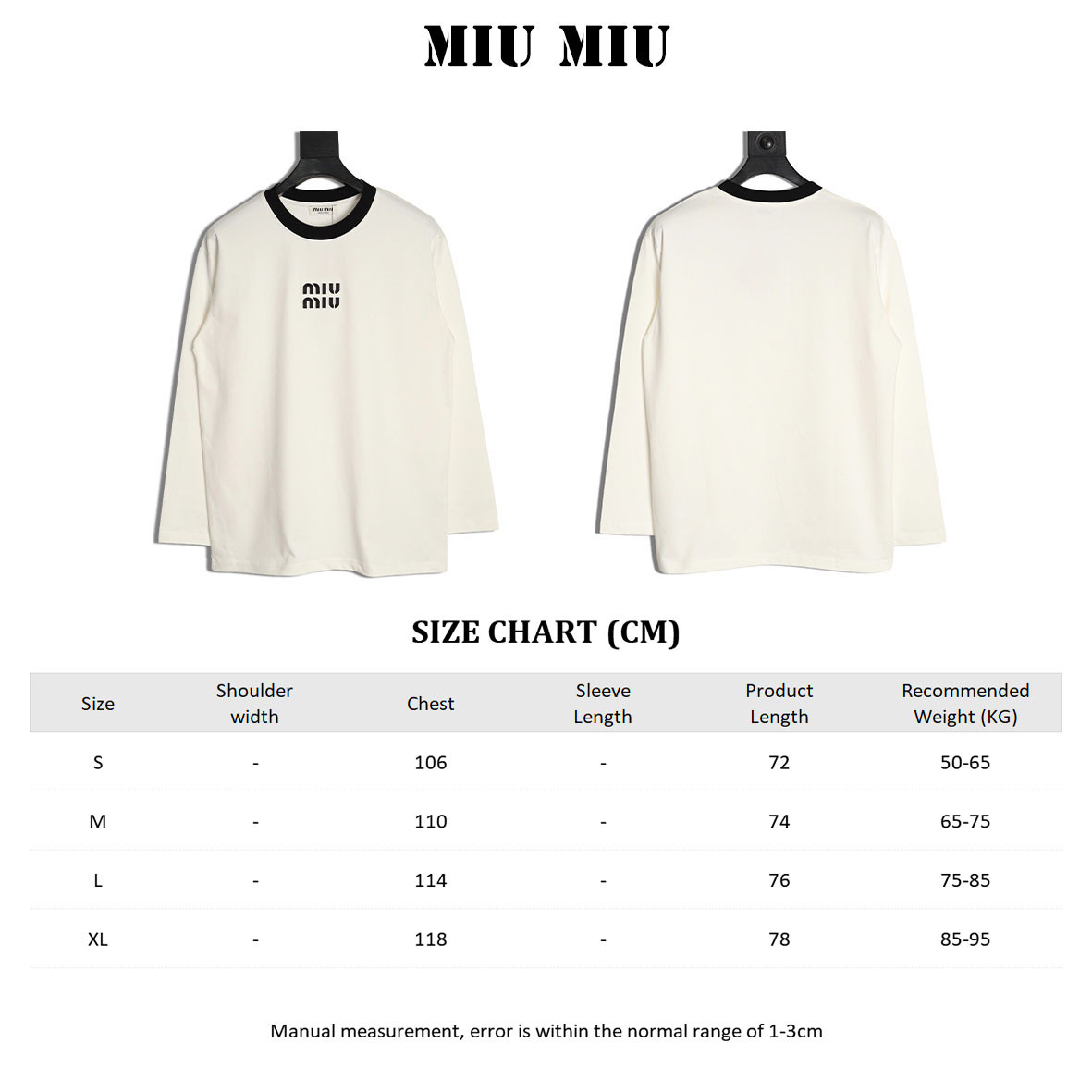 M1v M1v long-sleeved t-shirt