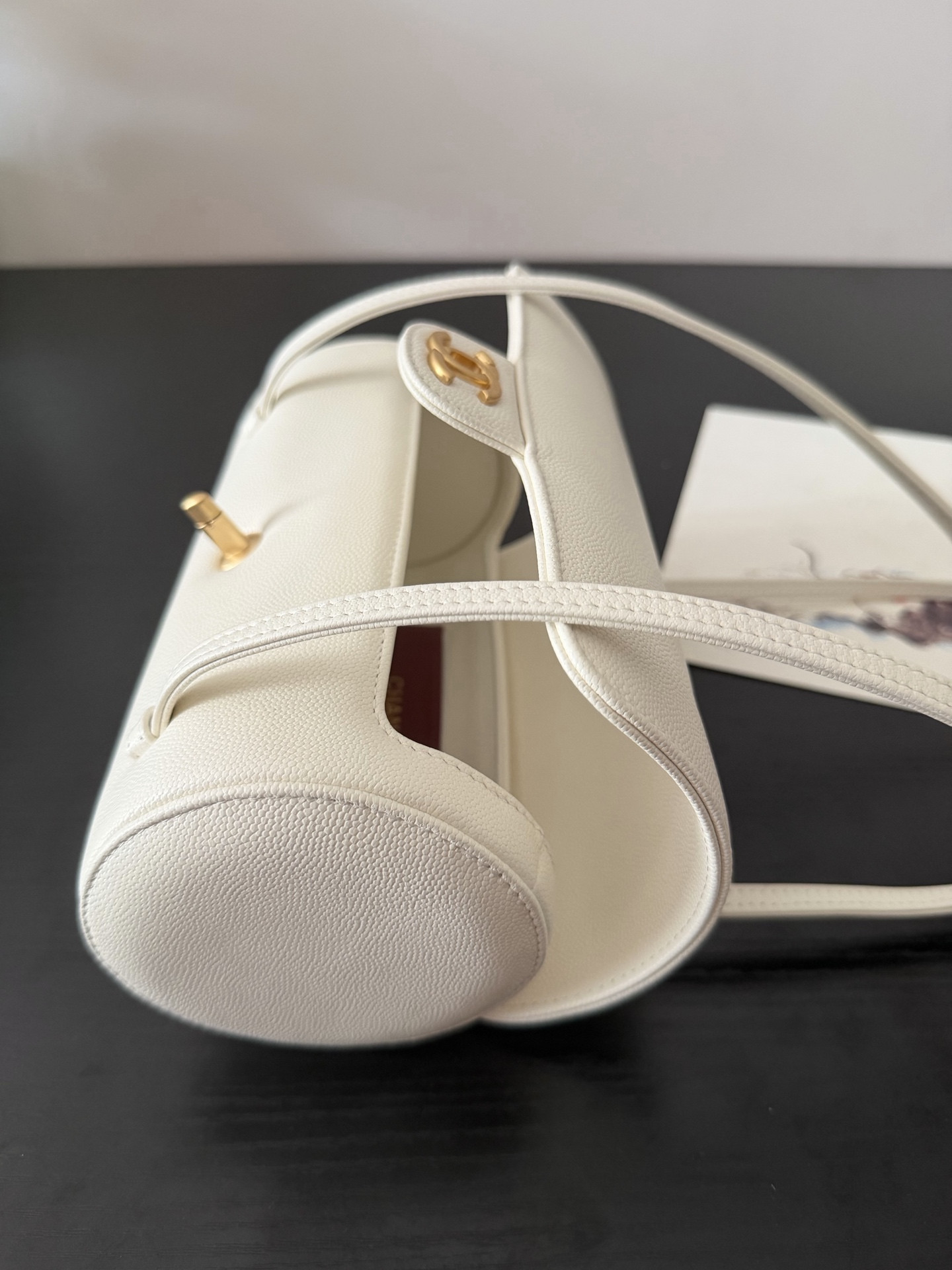 Ch**el small bowling bag as6143 10x20.5x10cm