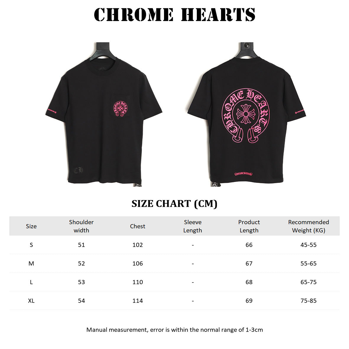 Ch*0me He**ts short-sleeved t-shirt