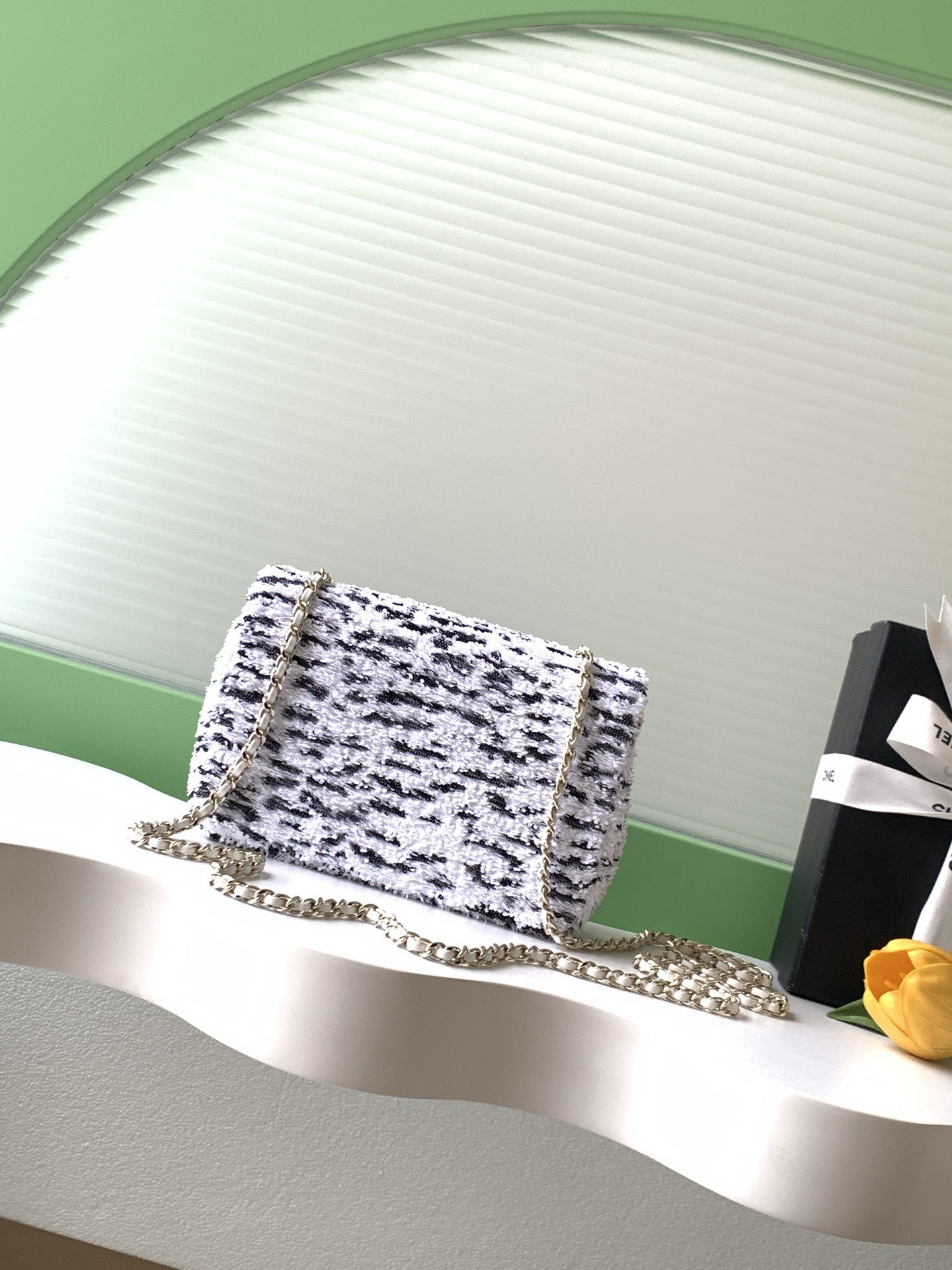Ch**el flap bag as4418 14x21x8cm