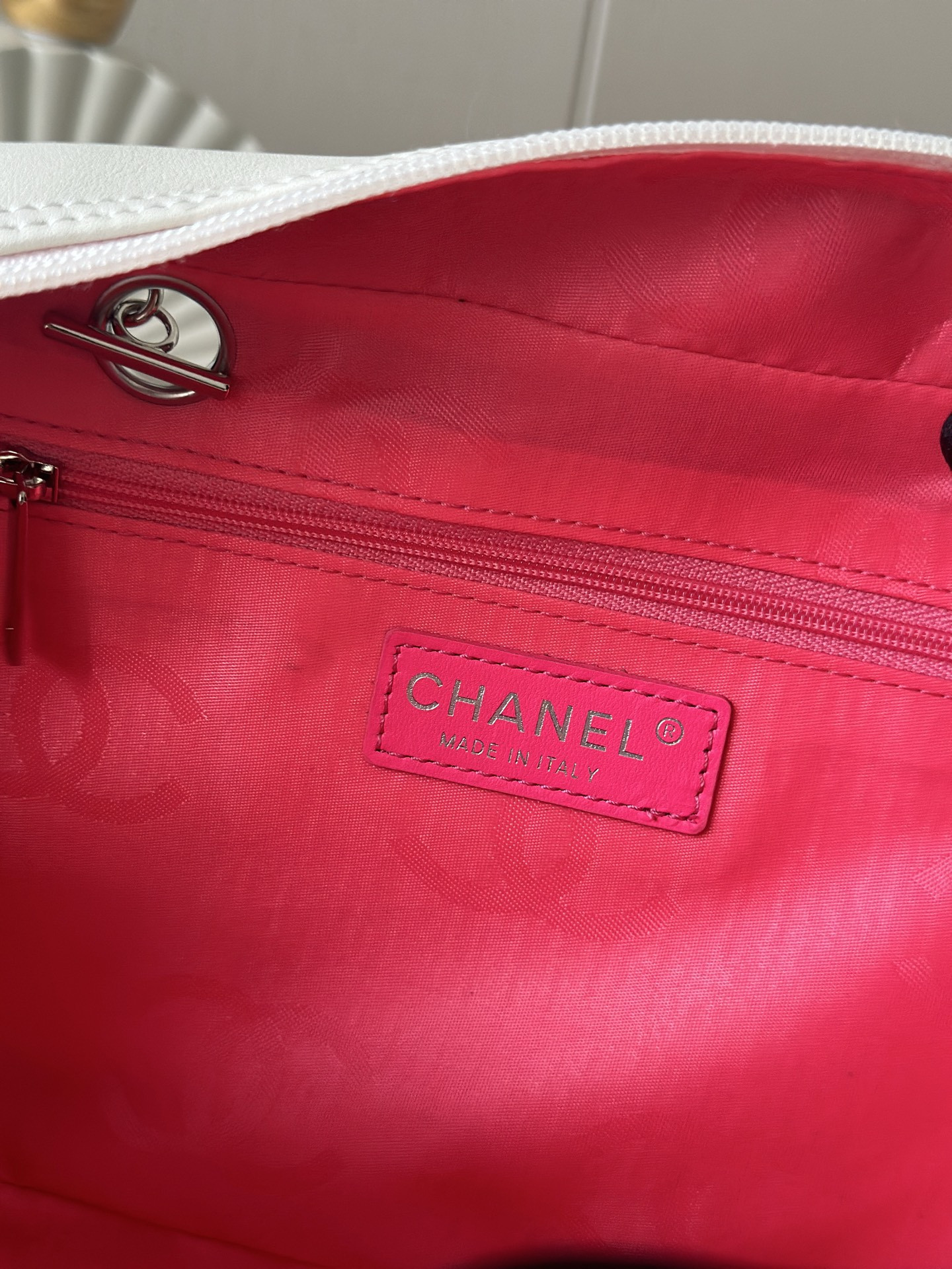 Ch**el ligne cambon bowling bag as3327 15x27x10cm