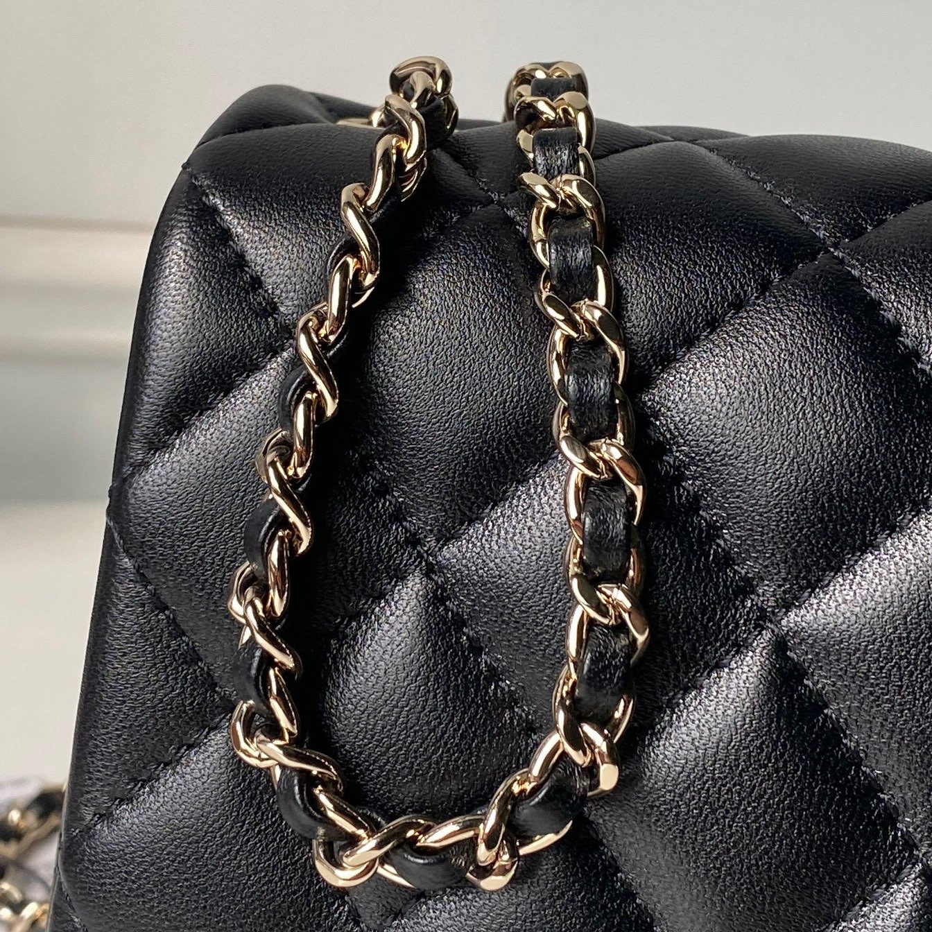Ch**el classic flap handbag cf as5756 14.5x23.5x7cm
