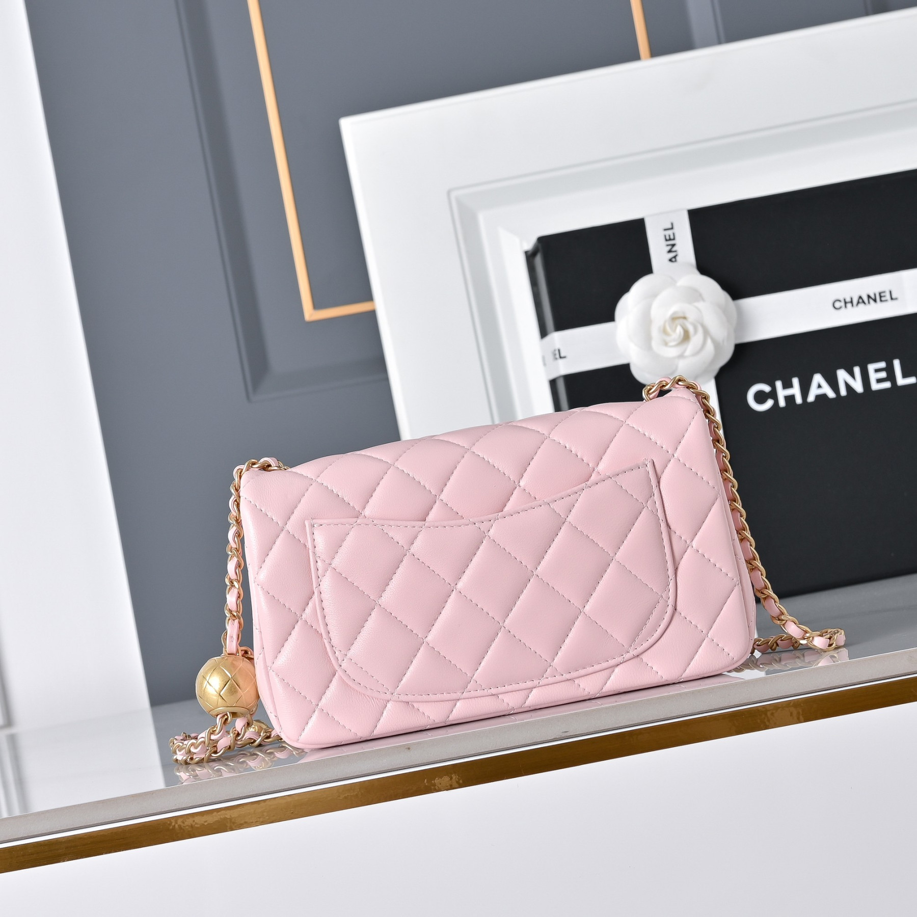 Ch**el flap bag as1787 20x13x7cm