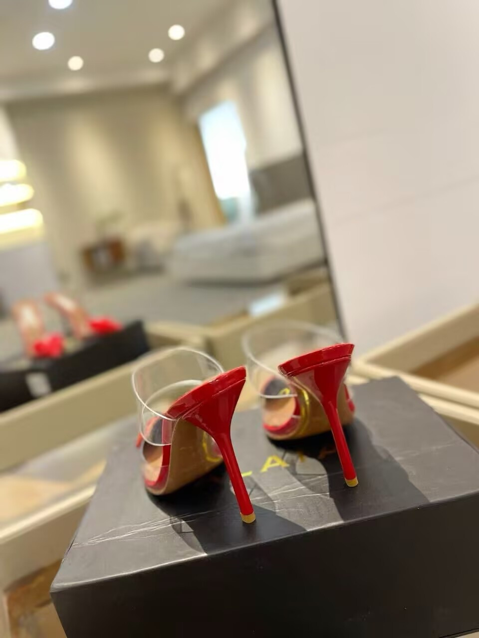UA A1a1a Le Coeur Mule Heart-Toe Slingback Pump 10.5cm Heel