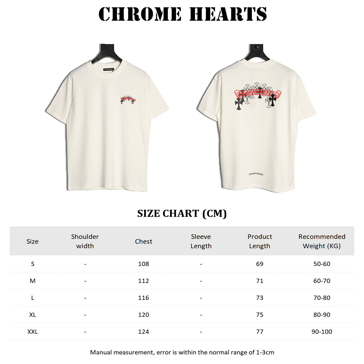 Ch*0me He**ts short-sleeved t-shirt