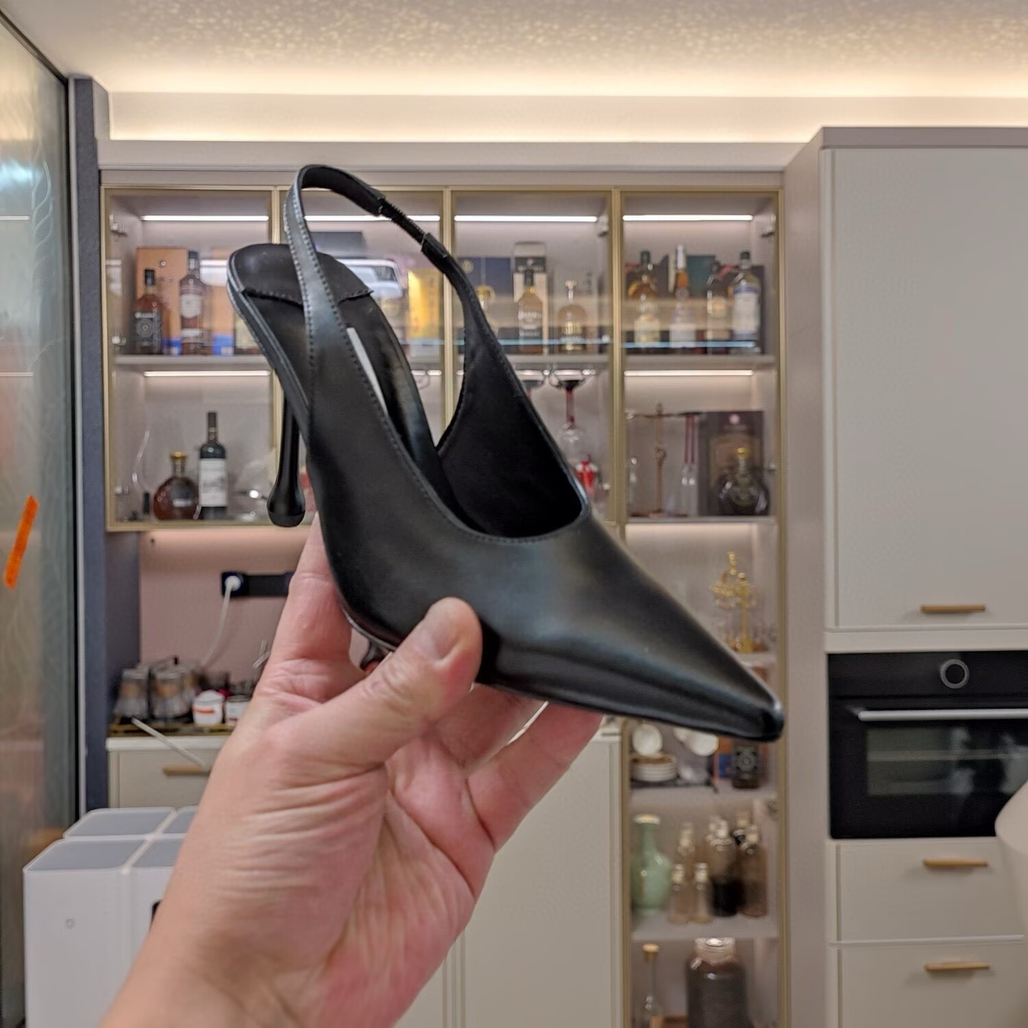 ua J1m*y Ch00 leather pumps 100mm