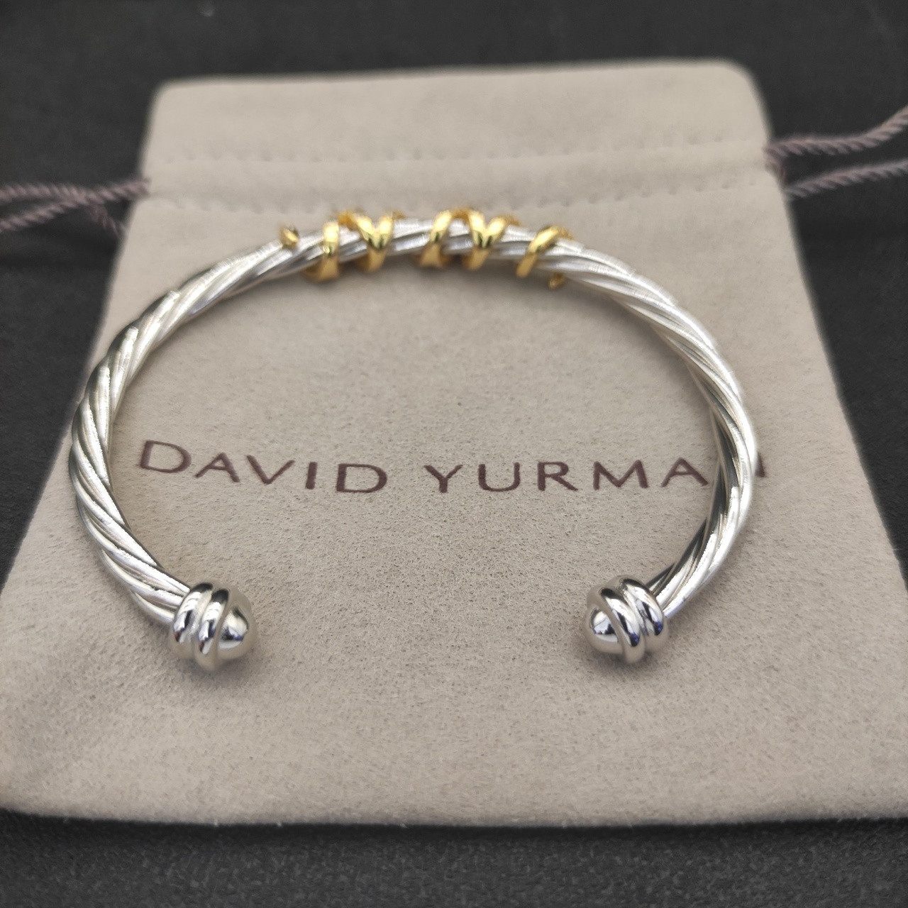 dau1d Yvrm*n 4mm wrap bracelet(wrist circumference 15-20cm)