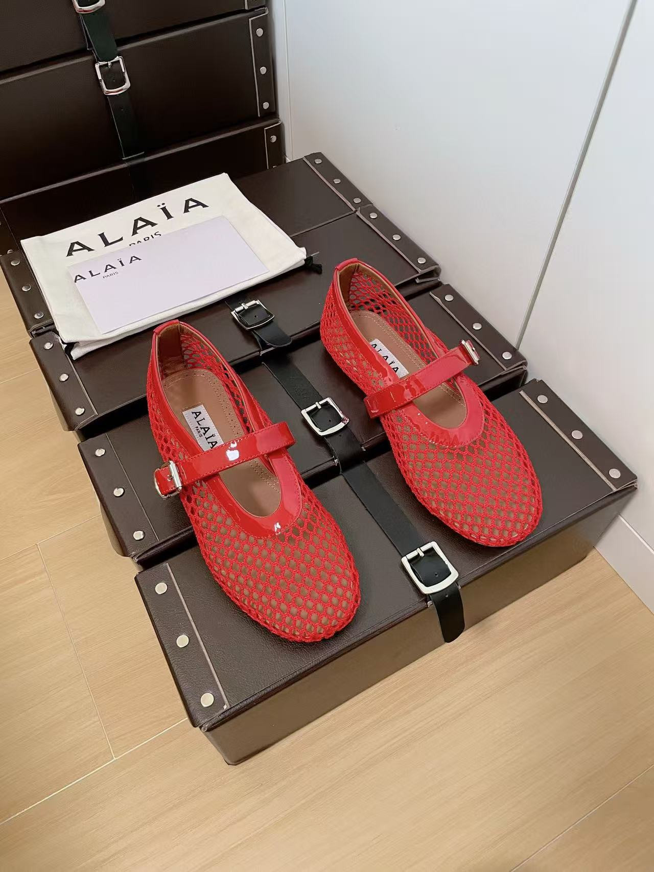 UA A1a1a BALLET FLATS IN FISHNET