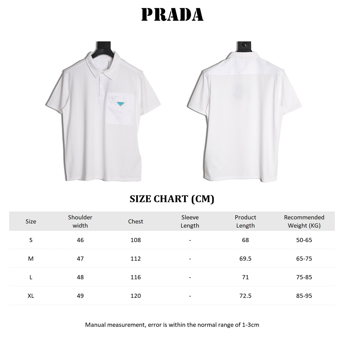 Pra*a short-sleeved polo shirt