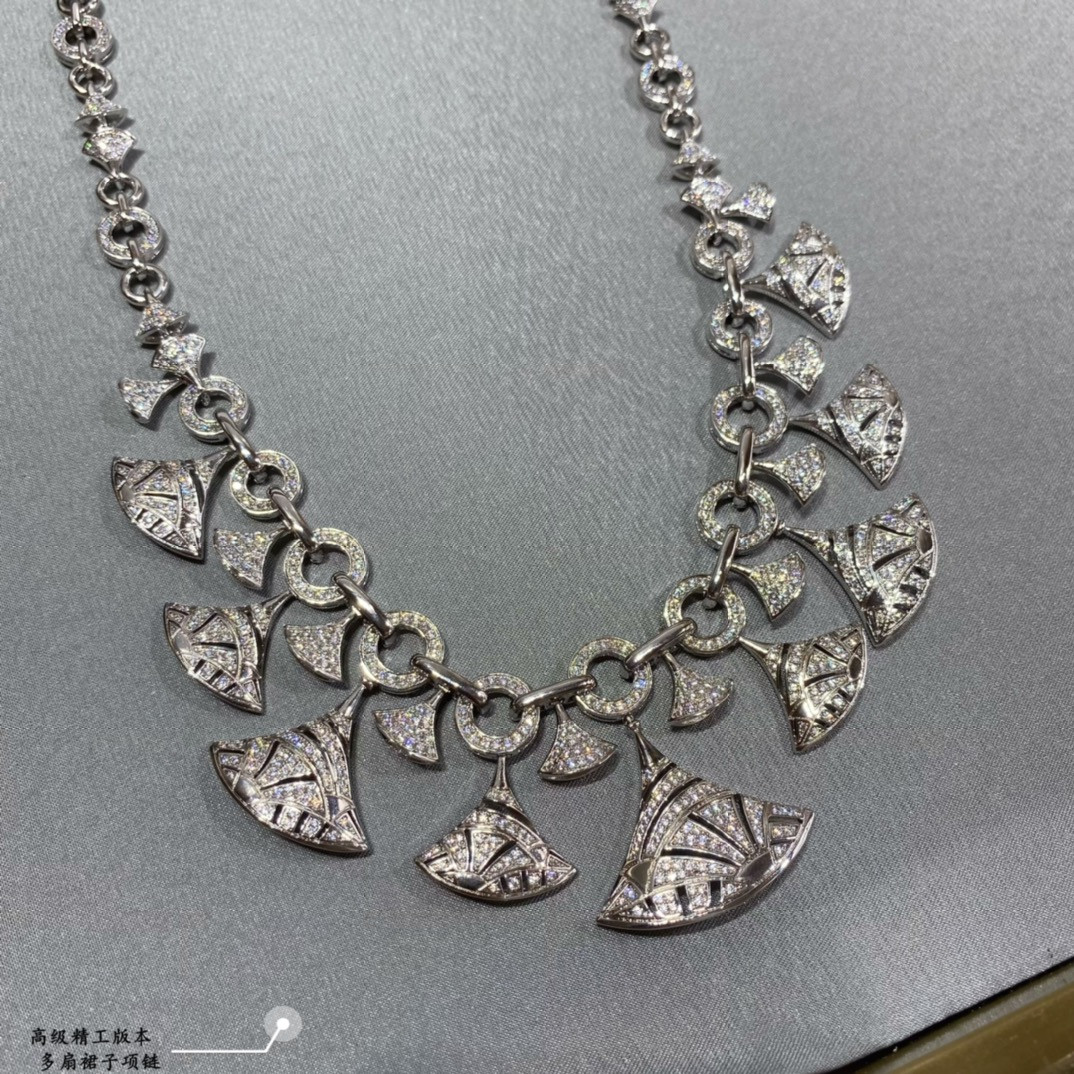 Bv1g*ai Multi-sash skirt Necklace(No refund or exchange)