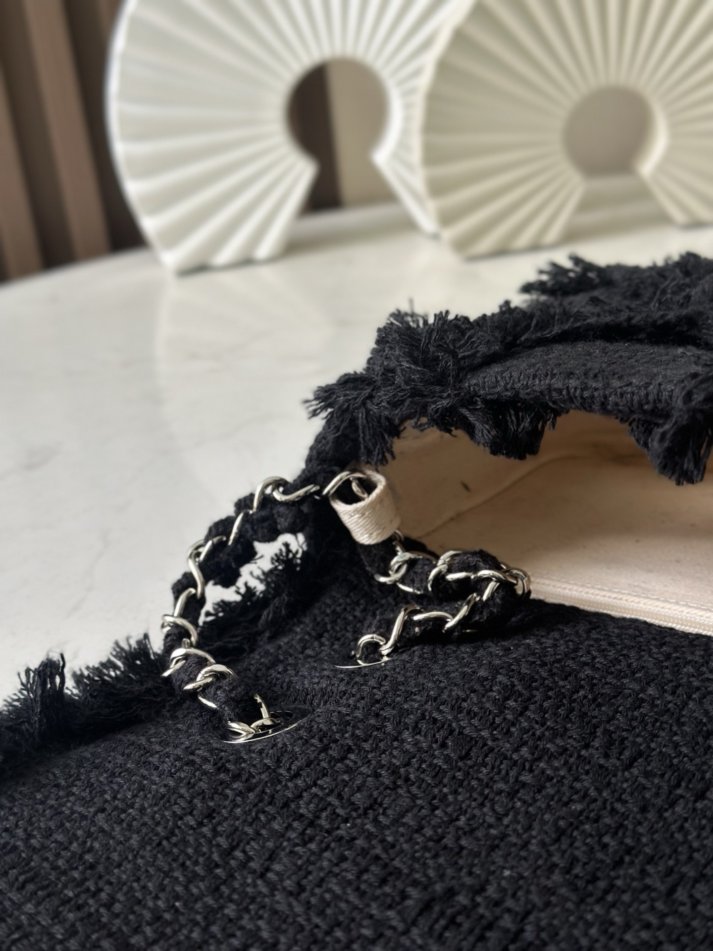 Ch**el vintage flap bag as3318 27cm