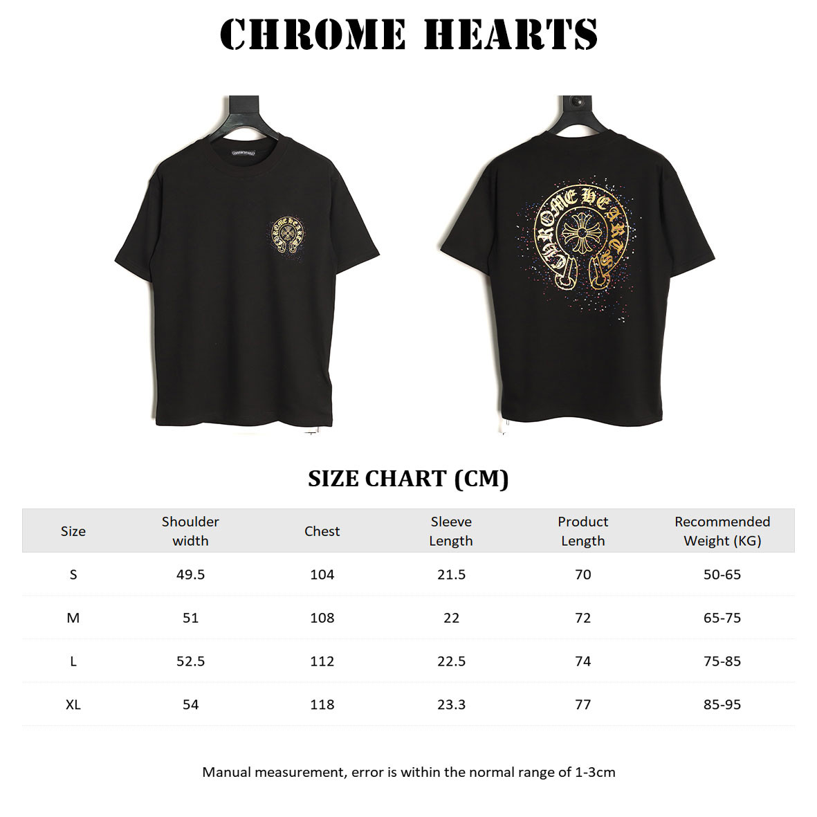 Ch*0me He**ts short-sleeved t-shirt