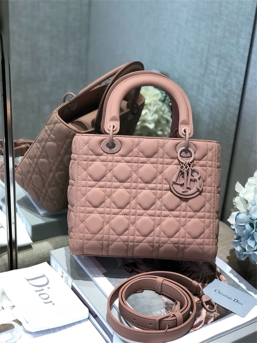Medium Lady D10r Bag  9.5 x 8 x 4.5 inches