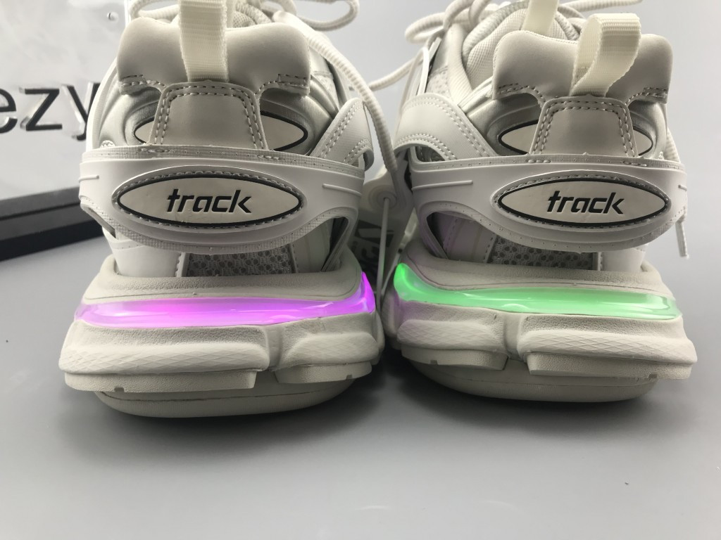 UA TRACK TRAINERS IN WHITE AND WHITE MESH AND NYLON