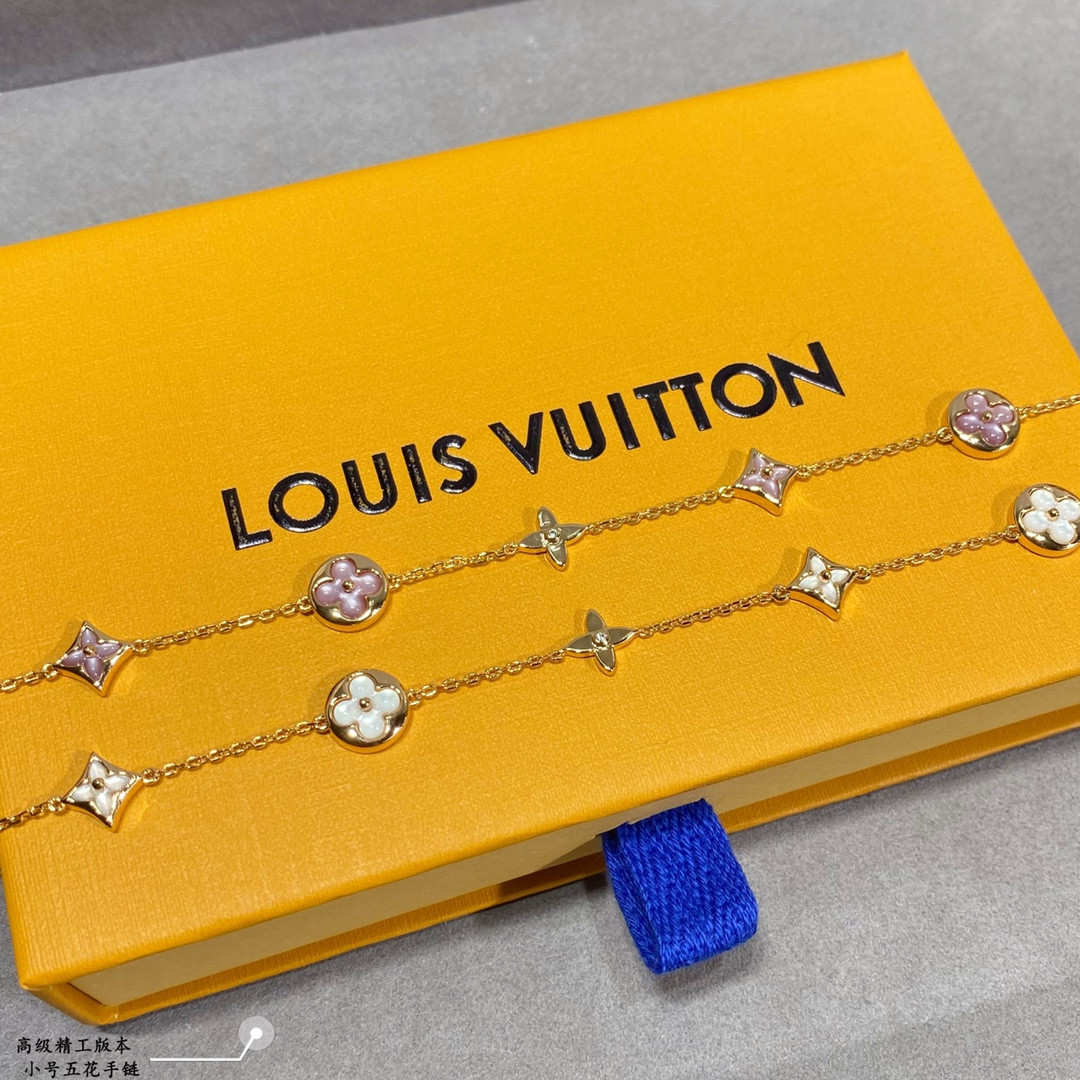 L0vis Vvtt0n Small Multi-Flower Bracelet