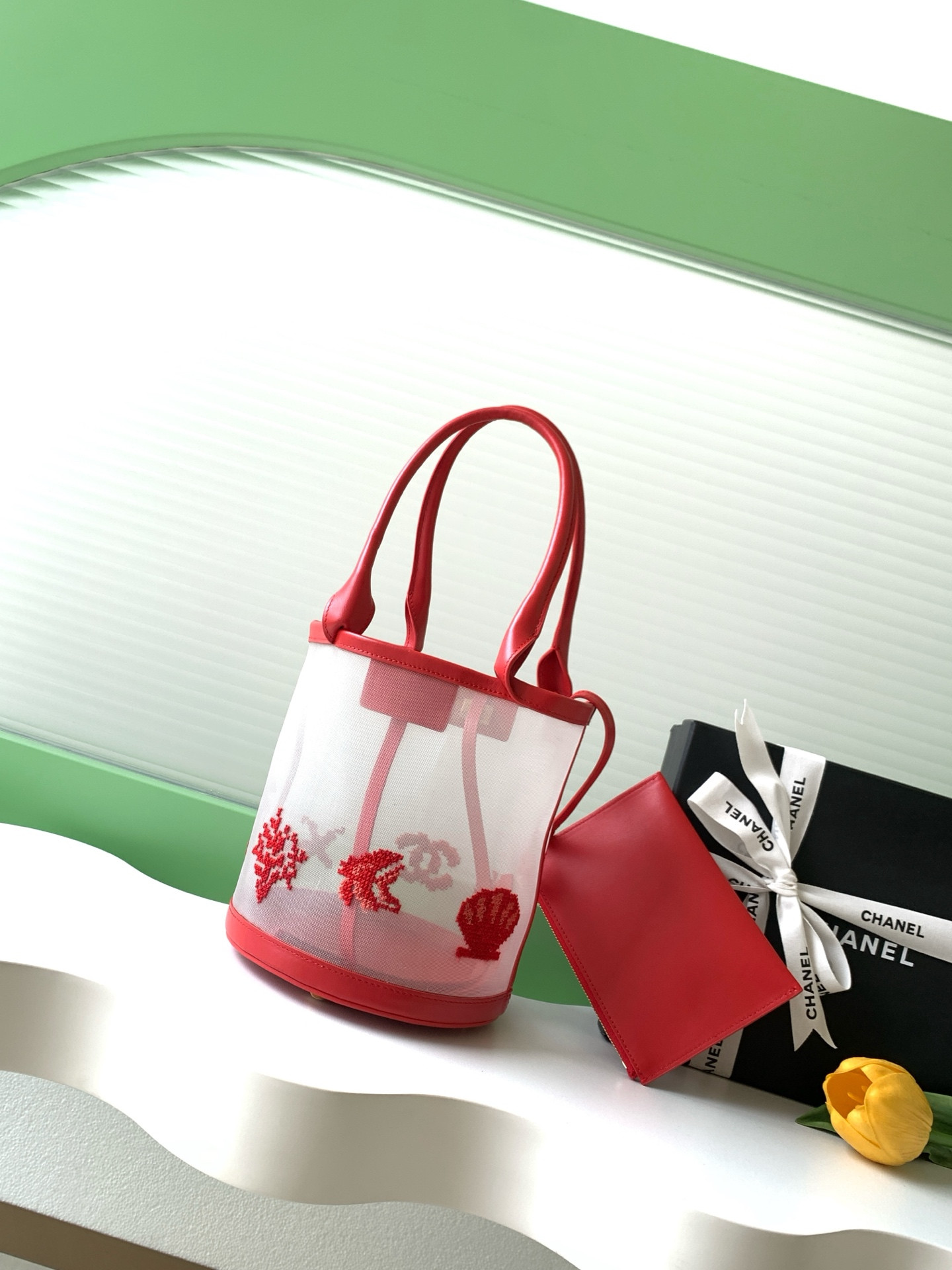 Ch**el large bucket bag as6189 31x24x23cm