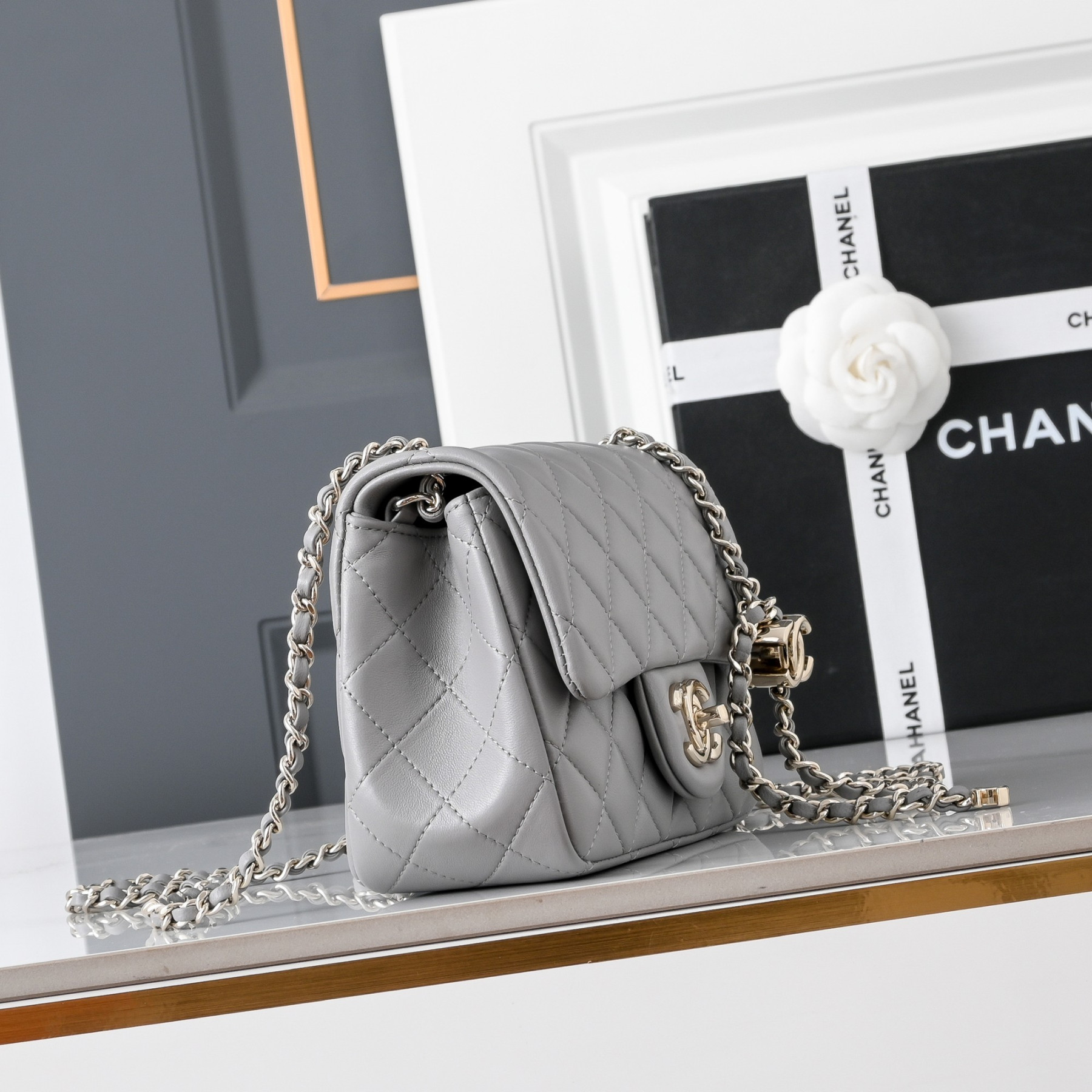 Ch**el classic flap handbag cf as5758 18x13x7cm