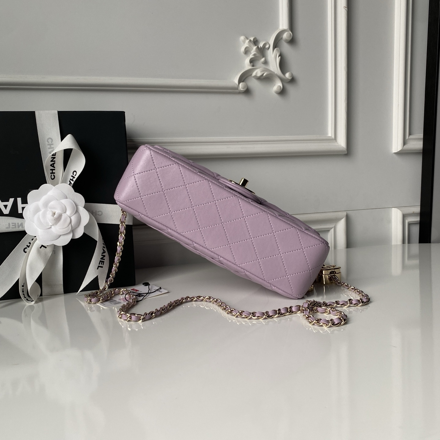 Ch**el classic flap handbag cf as5756 14.5x23.5x7cm