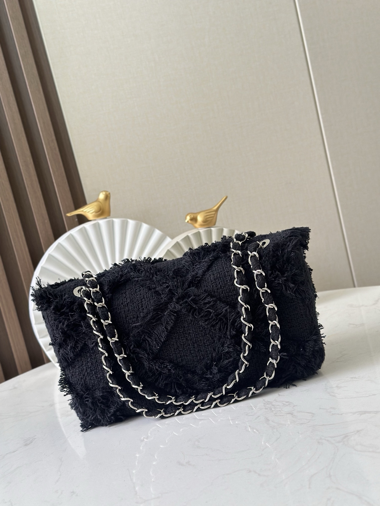 Ch**el vintage flap bag as3318 27cm