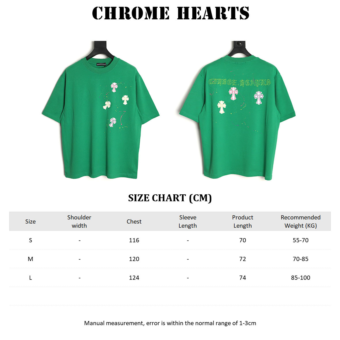 Ch*0me He**ts 26ss short-sleeved t-shirt