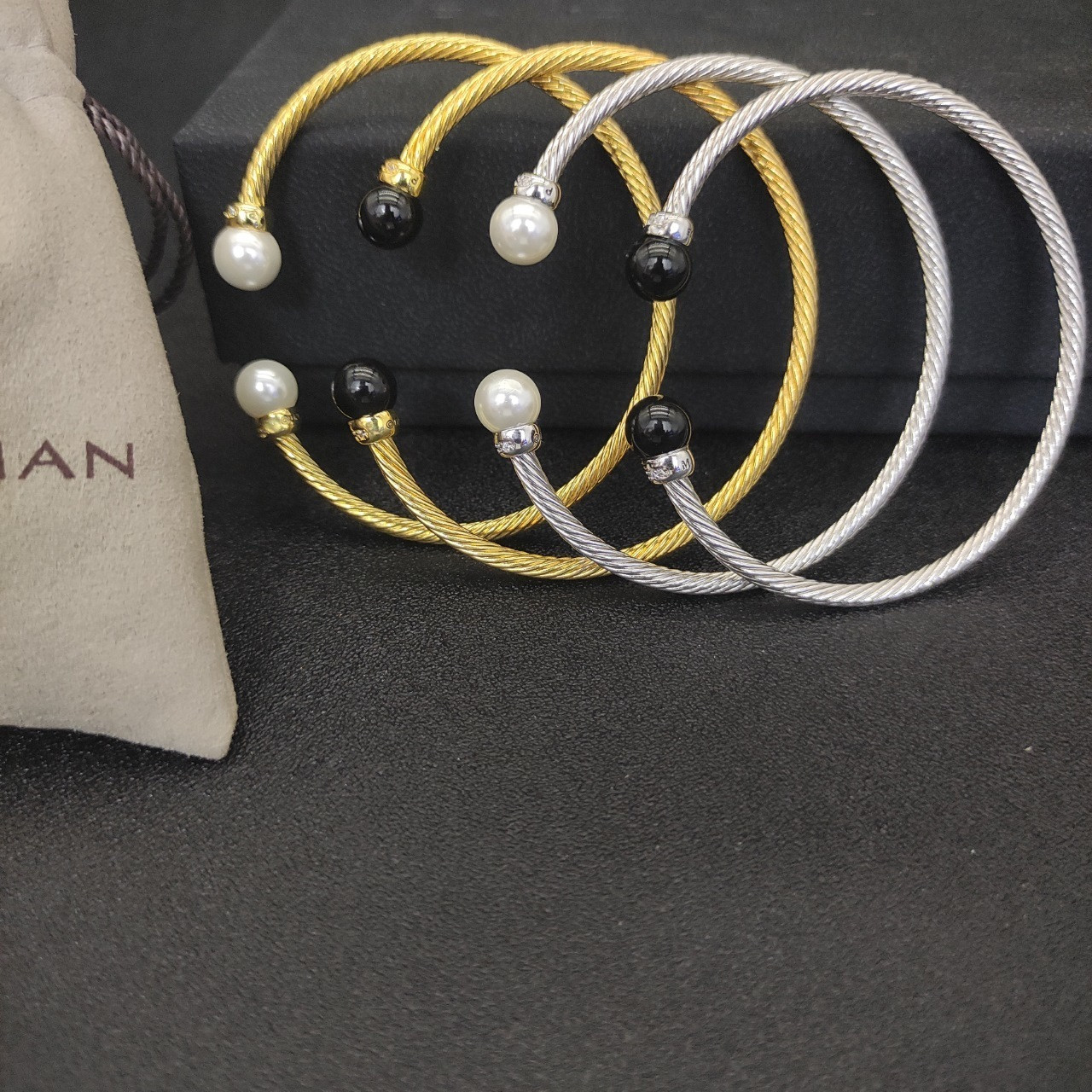 dau1d Yvrm*n 3mm wrap bracelet(wrist circumference 15-19cm)