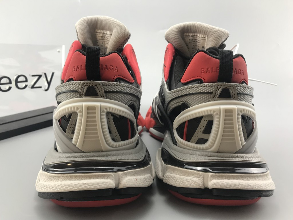 UA TRACK.2 TRAINERS BLACK GREY RED