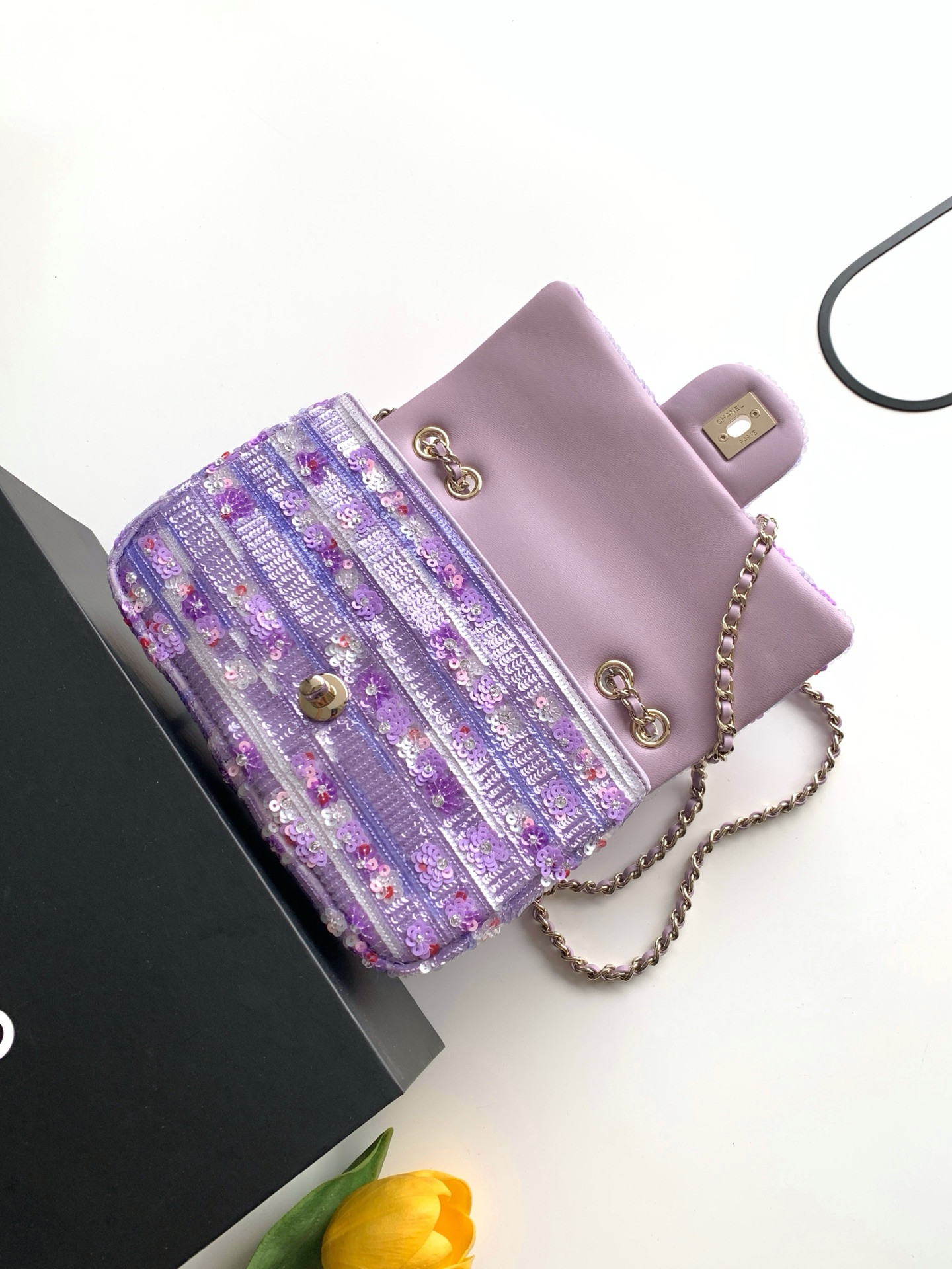 Ch**el evening bag as4297 13x21x8cm