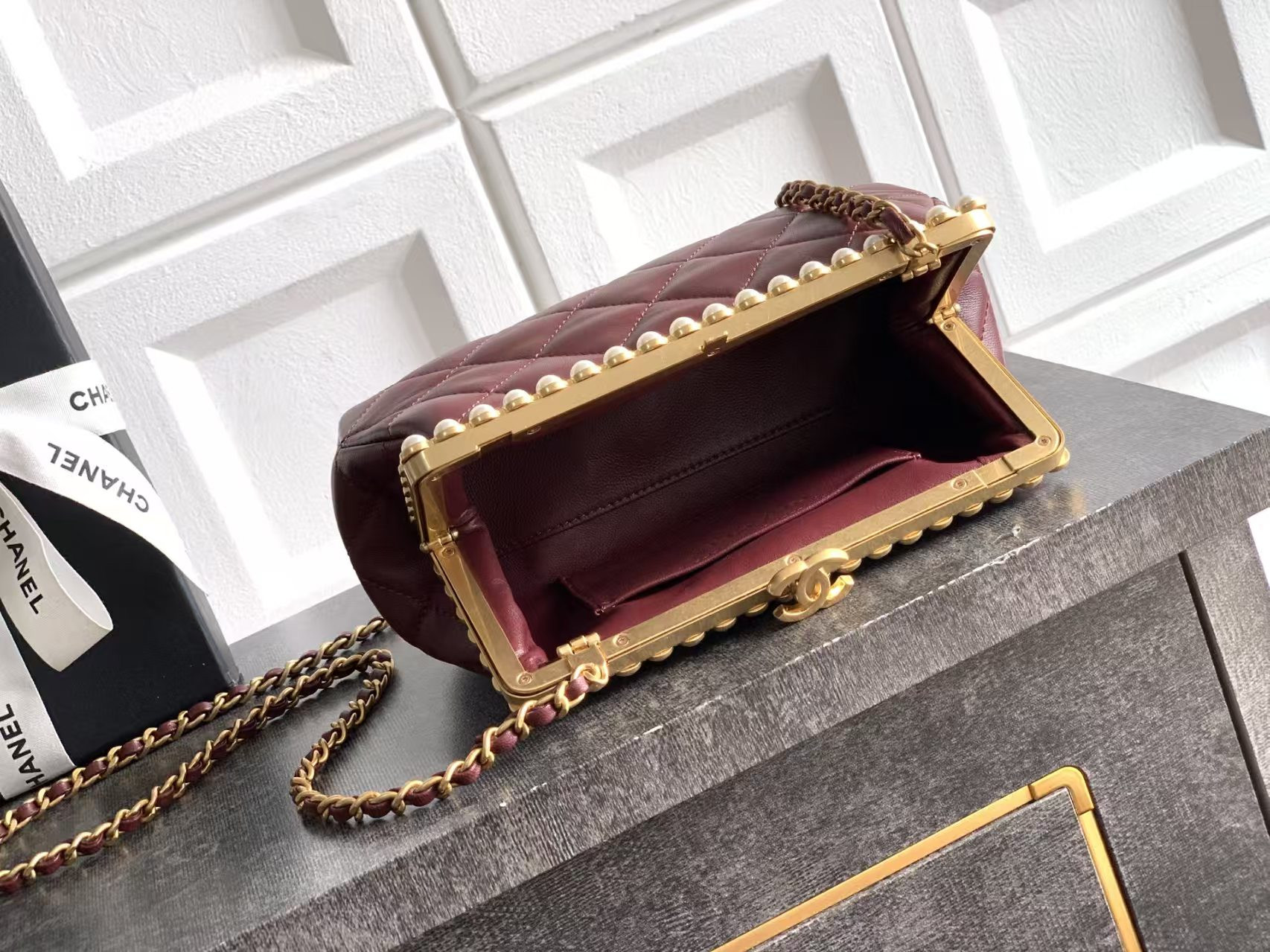 Ch**el Clutch AS5912 10x20x7cm