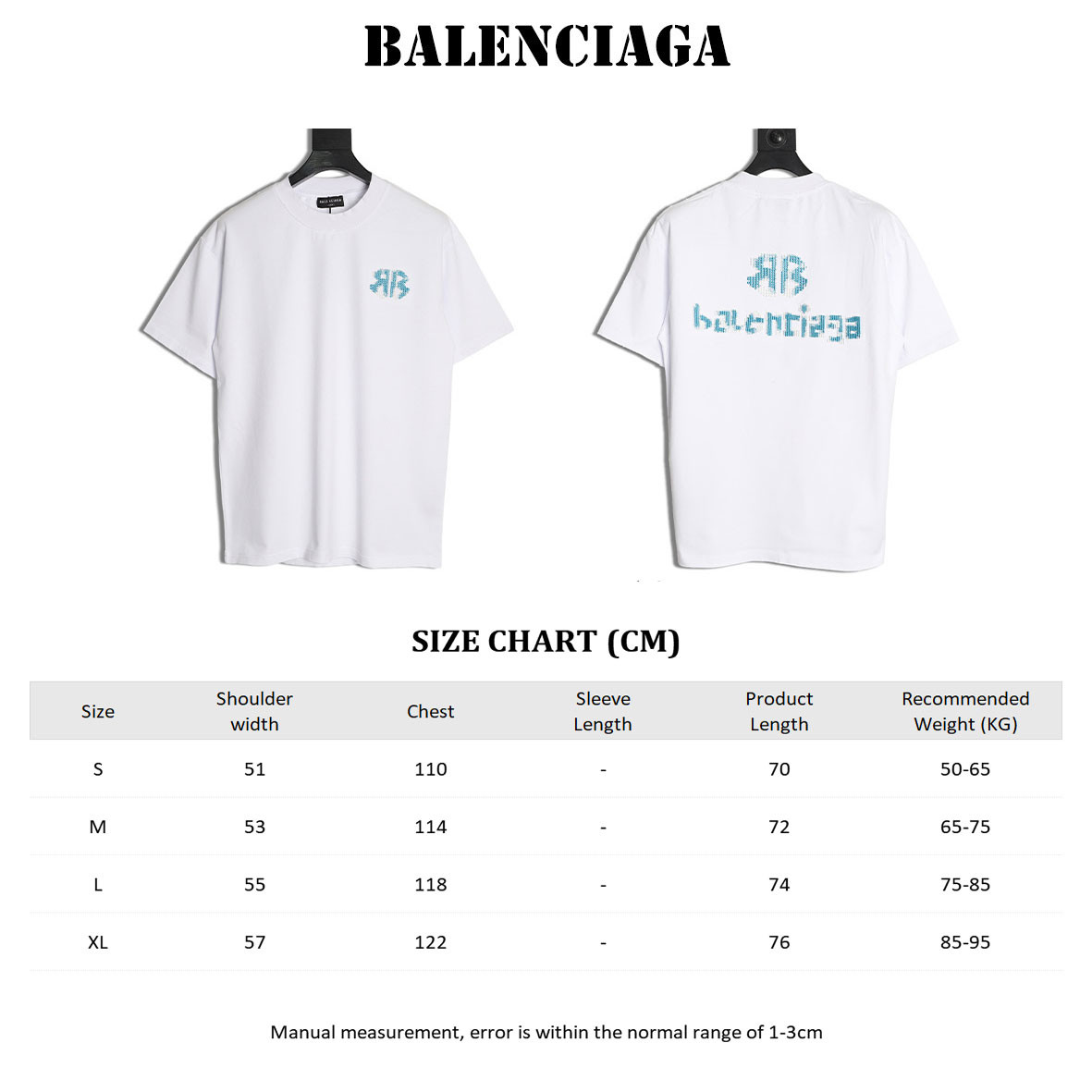Ba1en*iaga short-sleeved t-shirt