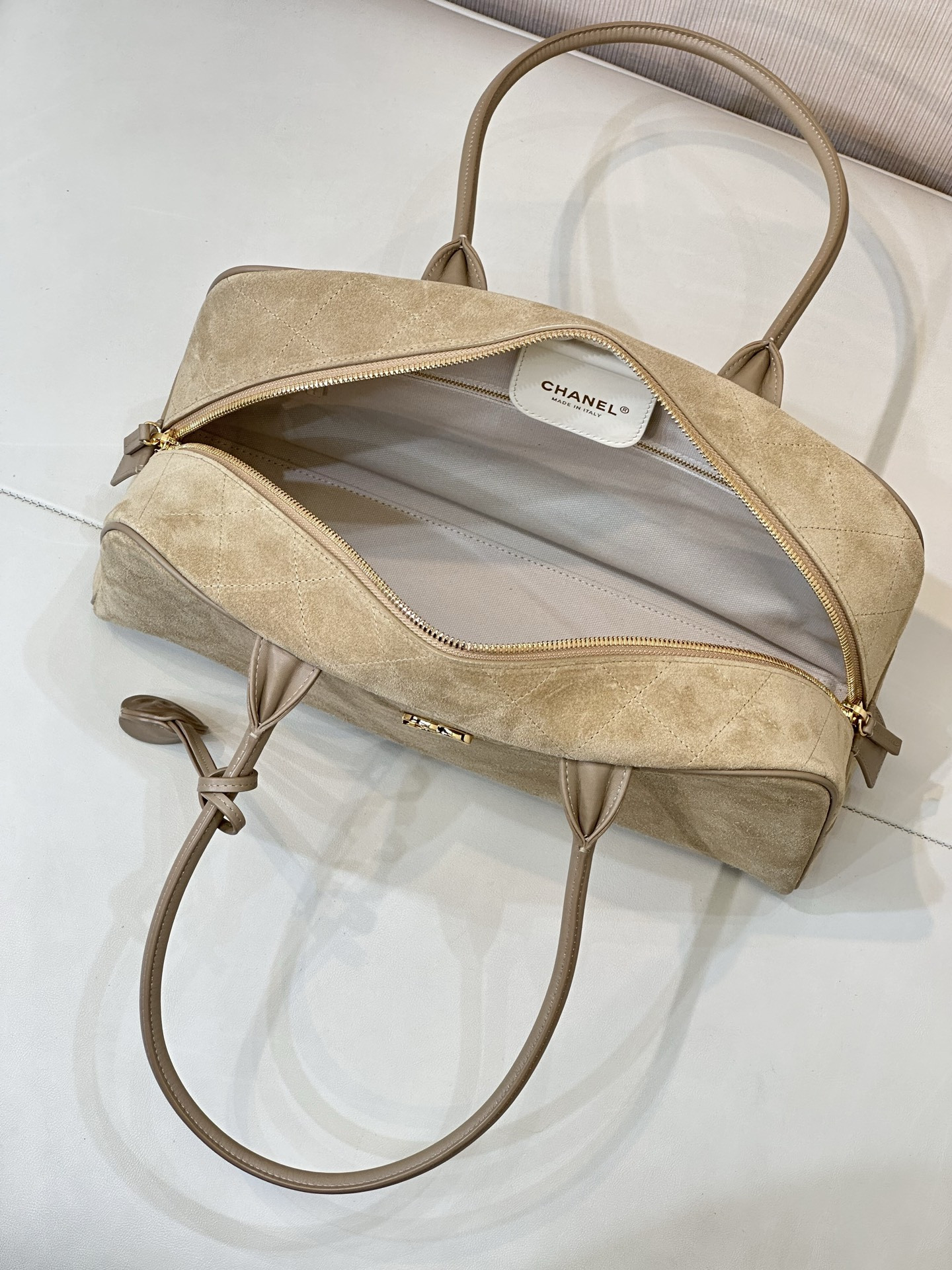 Ch**el bowling bag 19x35x12.5cm