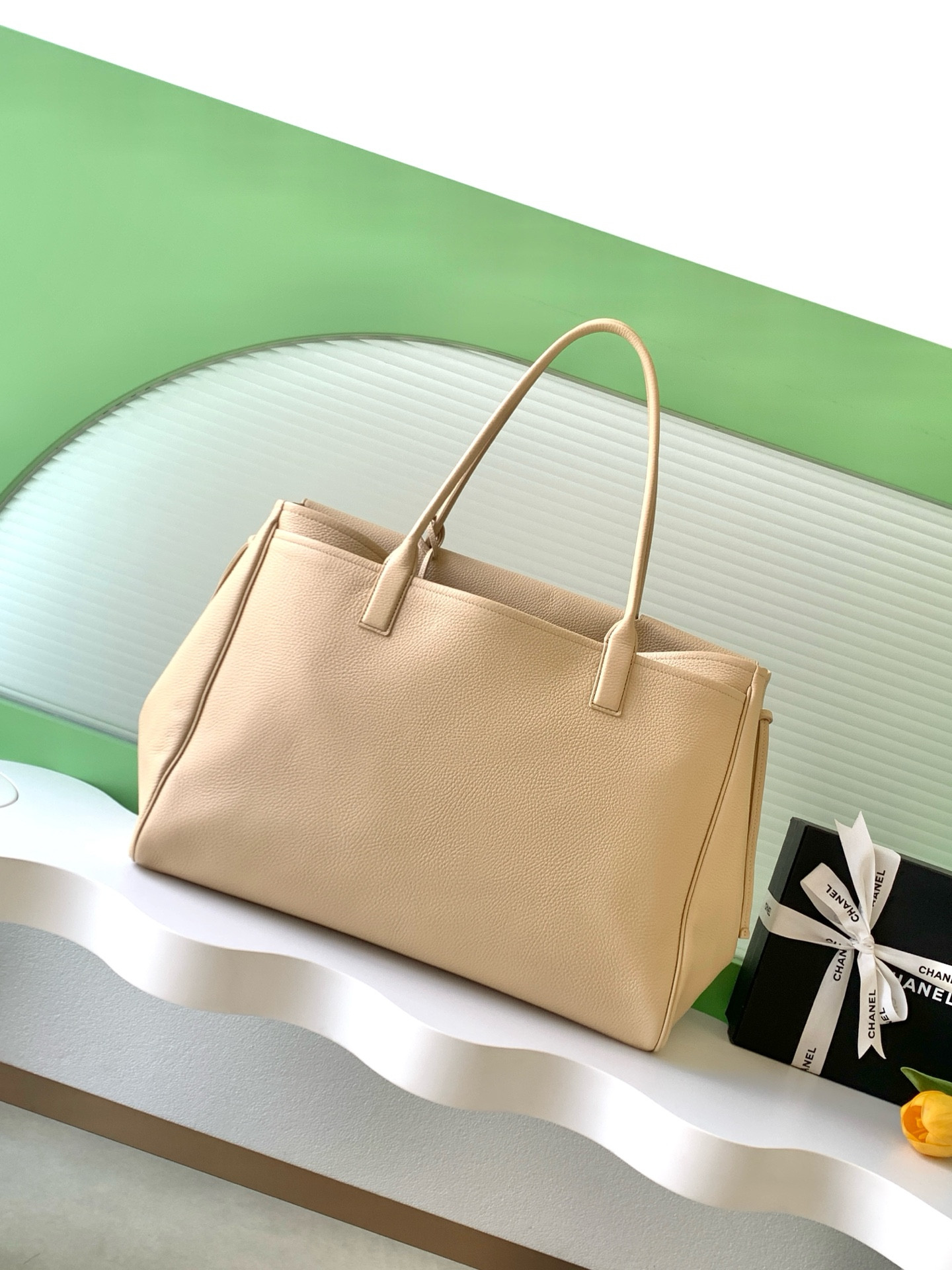 Ch**el large shopping tote as6289 33x43x17.5cm