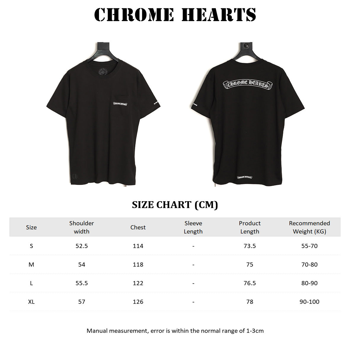 Ch*0me He**ts short-sleeved t-shirt