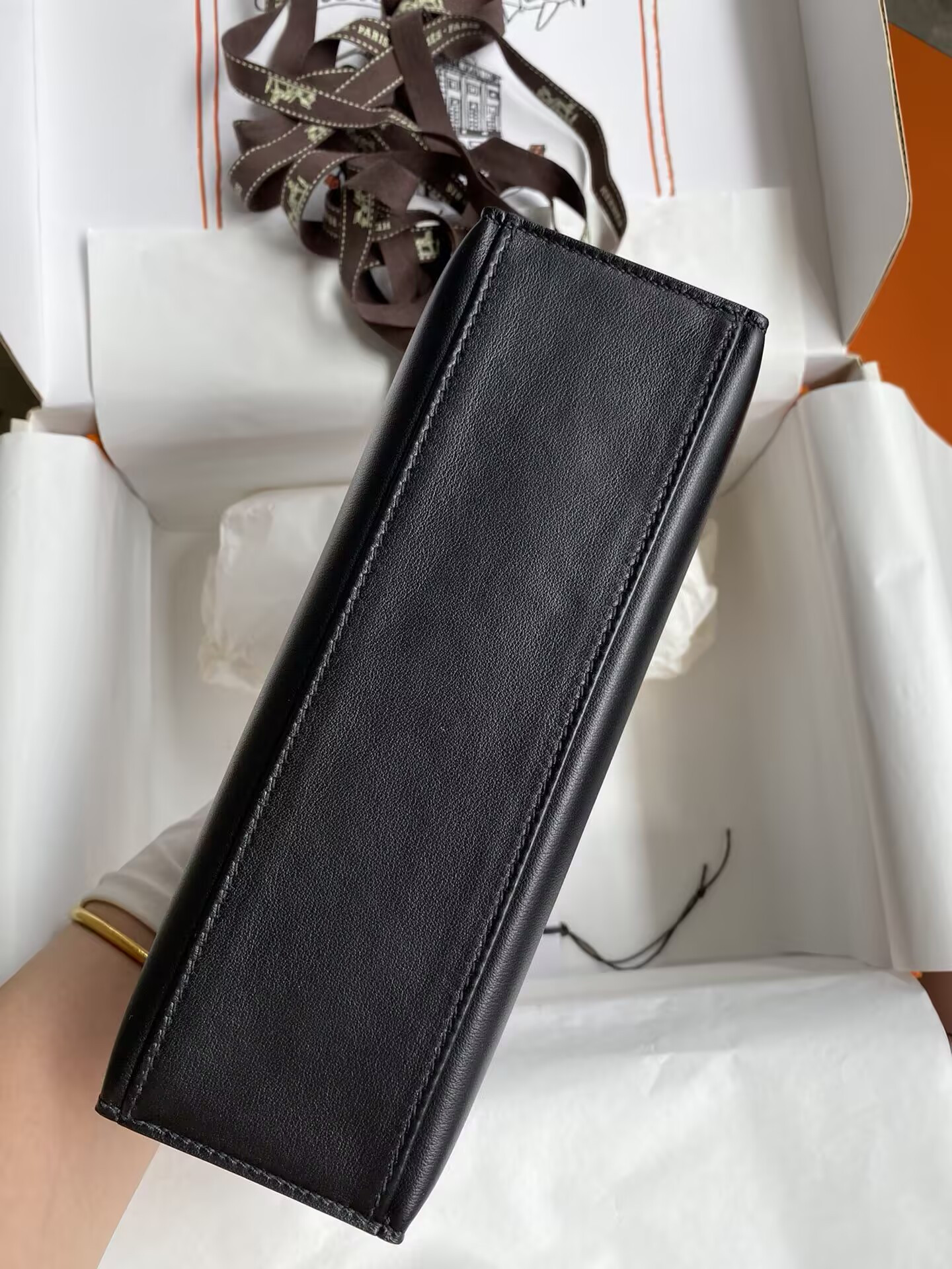 H**me5 kelly 22 mini box leather 22x7x13cm