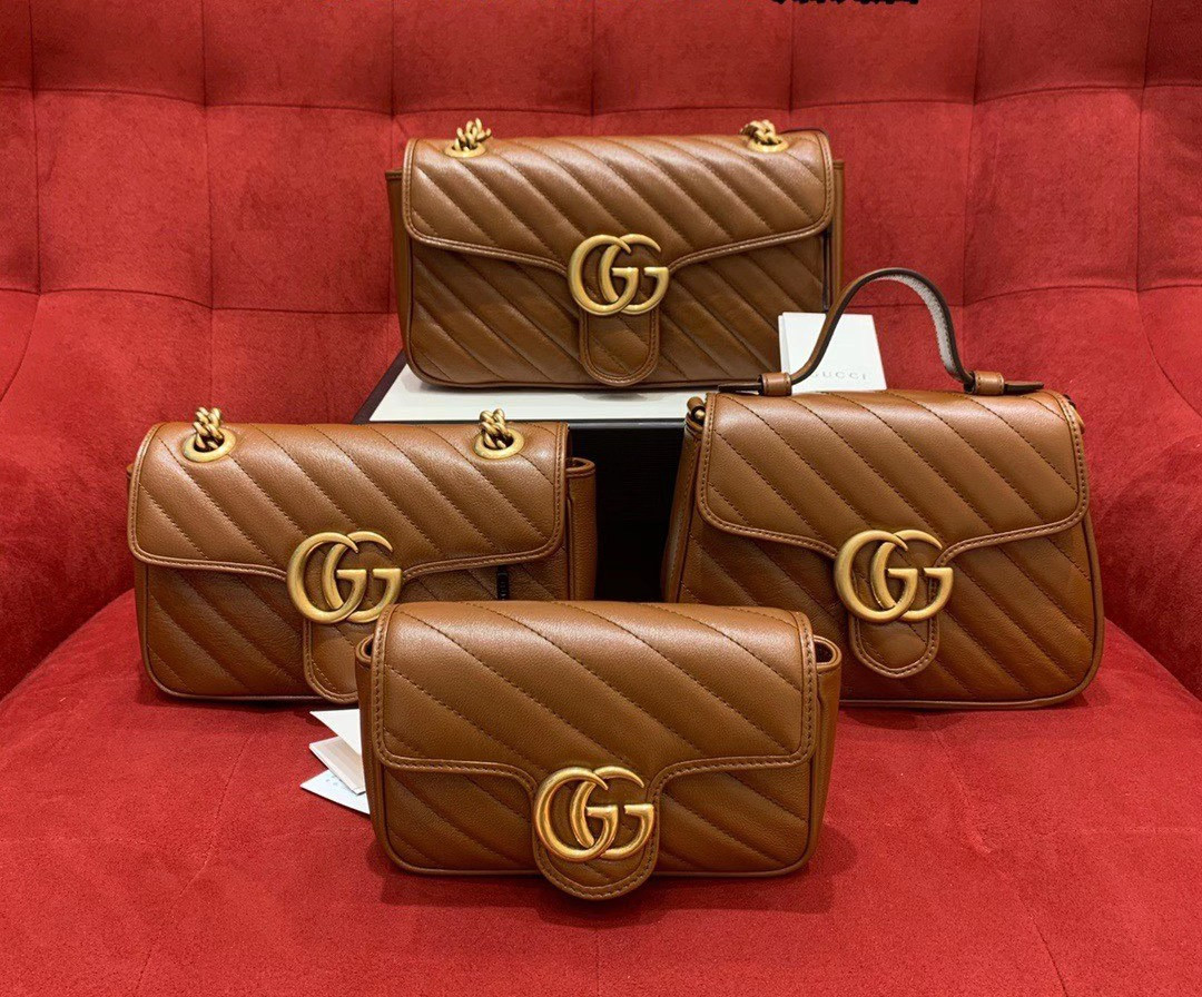 Gvc*1 GG Marmont mini matelasse shoulder bag 22cm