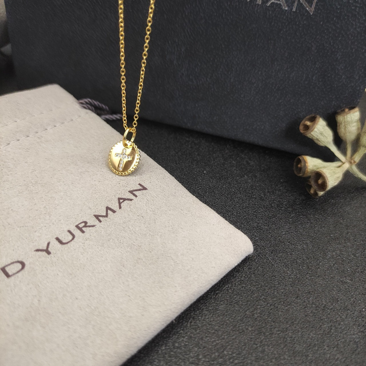 dau1d Yvrm*n necklace(chain length 42+3+3cm delay chain)