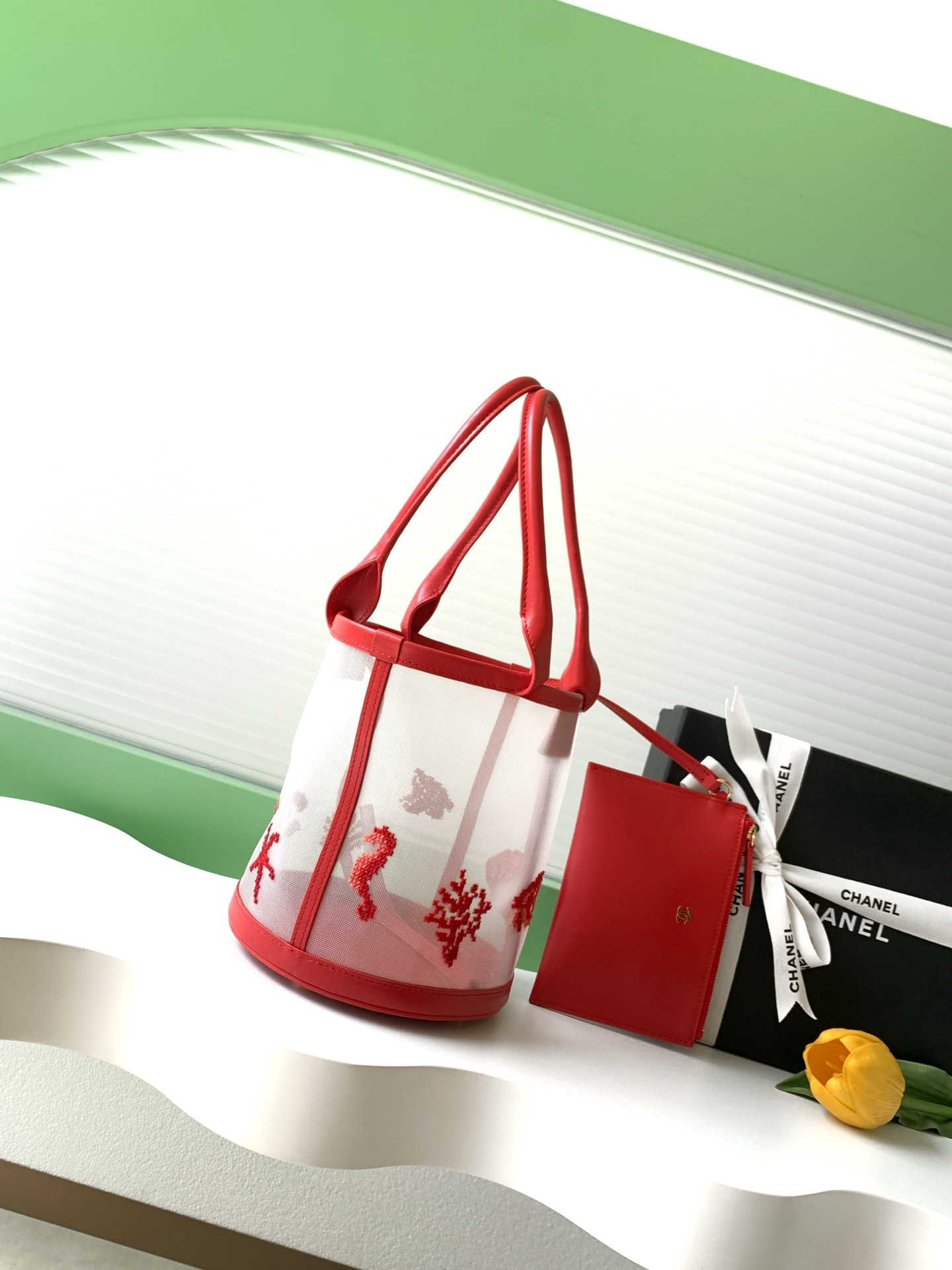 Ch**el large bucket bag as6189 31x24x23cm