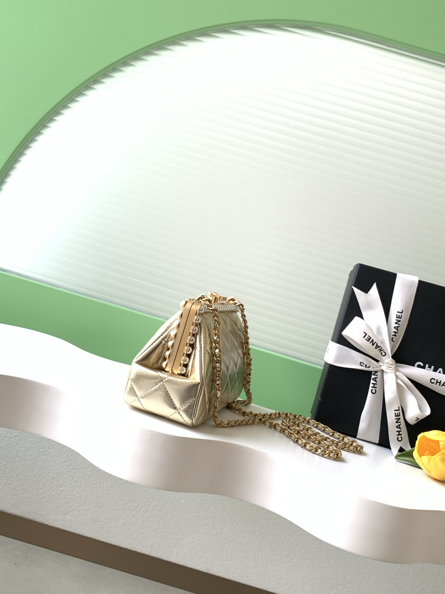 Ch**el clutch as5912 10x20x7cm