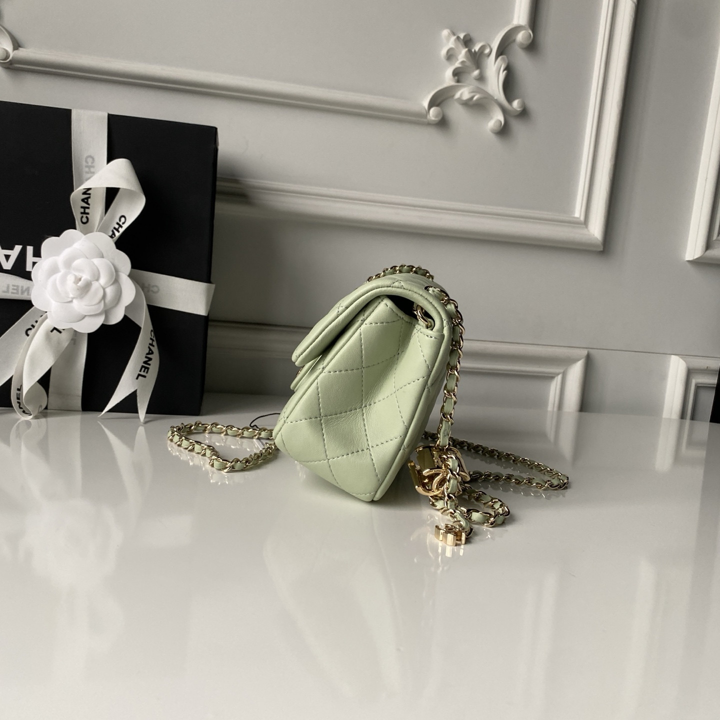 Ch**el classic flap handbag cf as5759 20x13x7cm