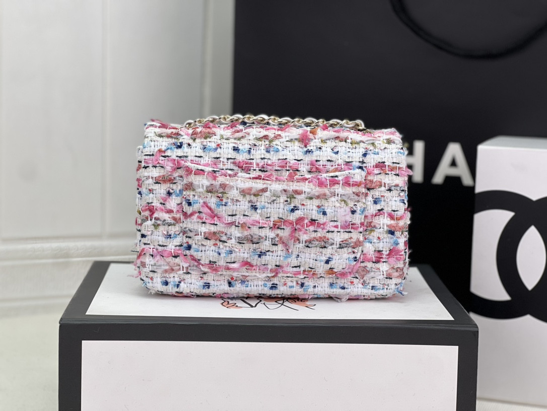 Ch**el mini classic 11.12 handbag 20 12 × 20 × 6 cm