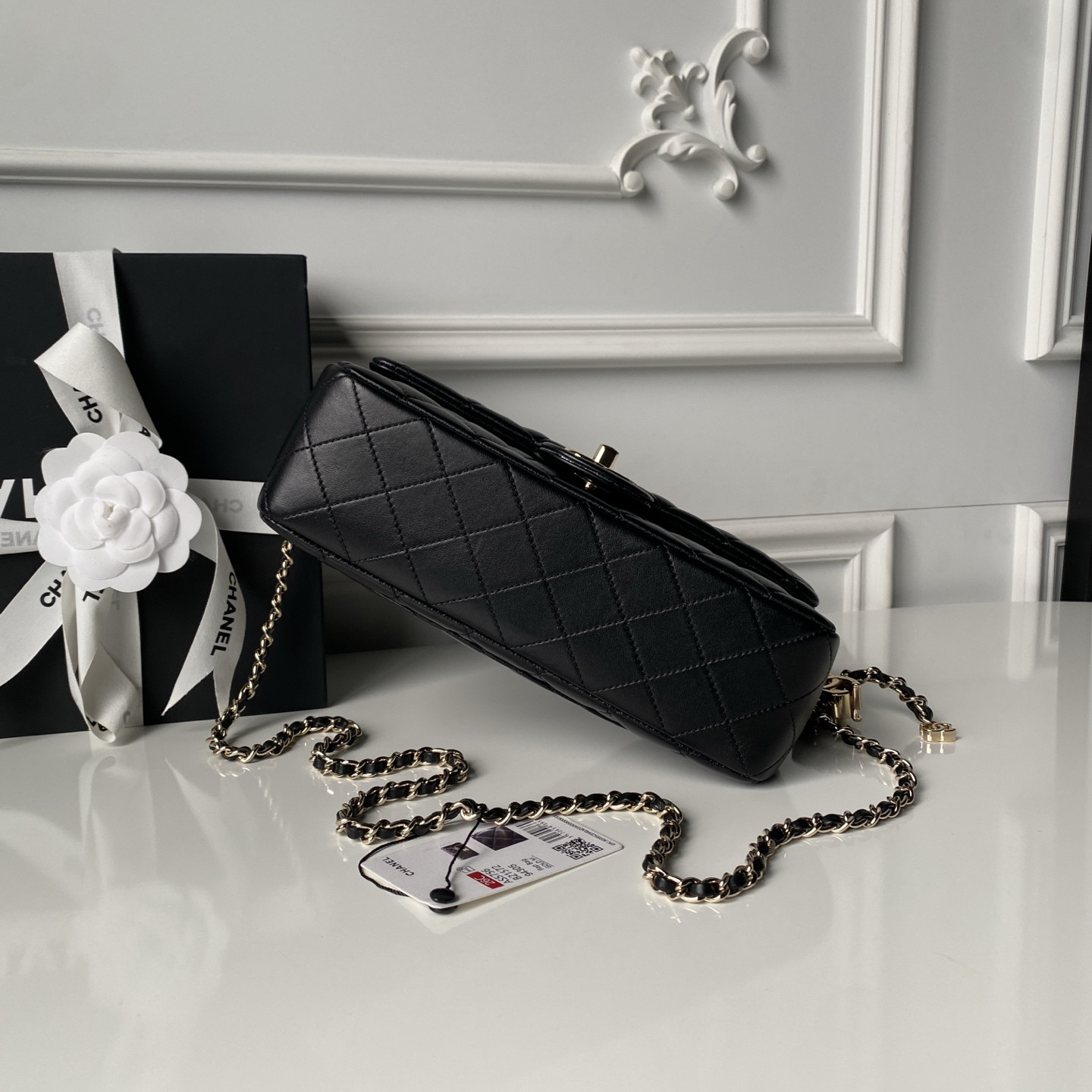Ch**el classic flap handbag cf as5756 14.5x23.5x7cm