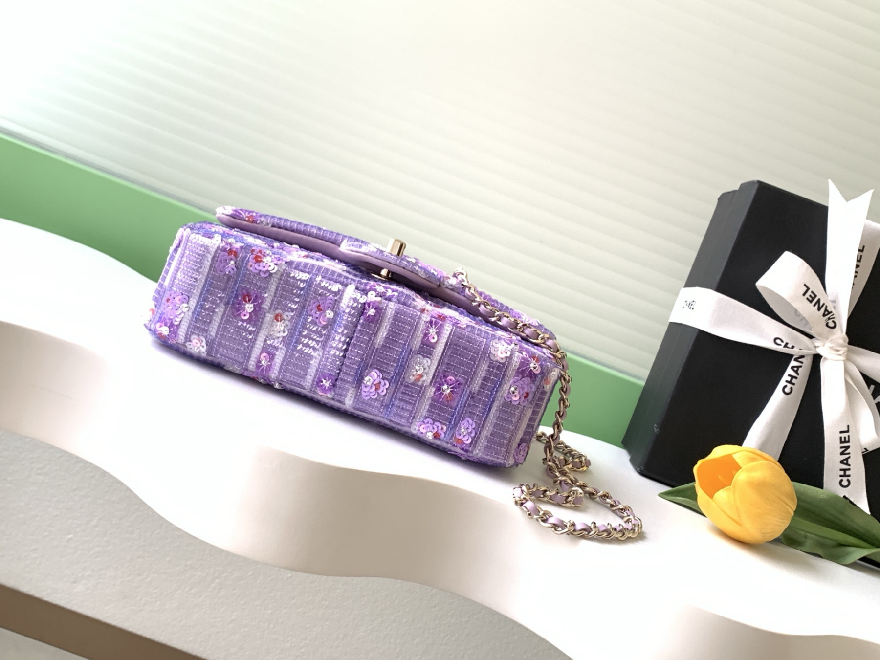 Ch**el evening bag as4297 13x21x8cm
