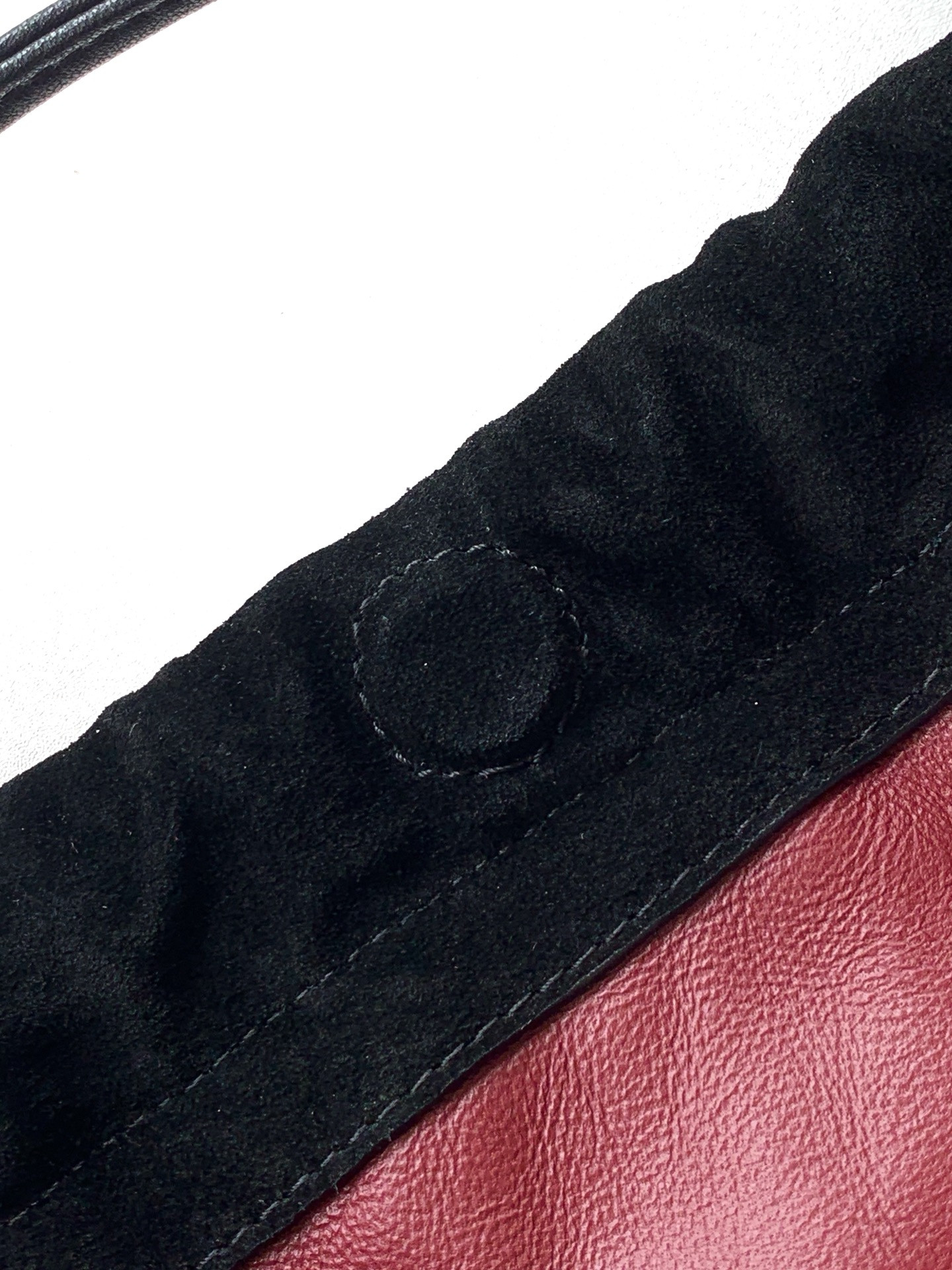 Ch**el clutch with leather strap ap5227 17x22x8cm