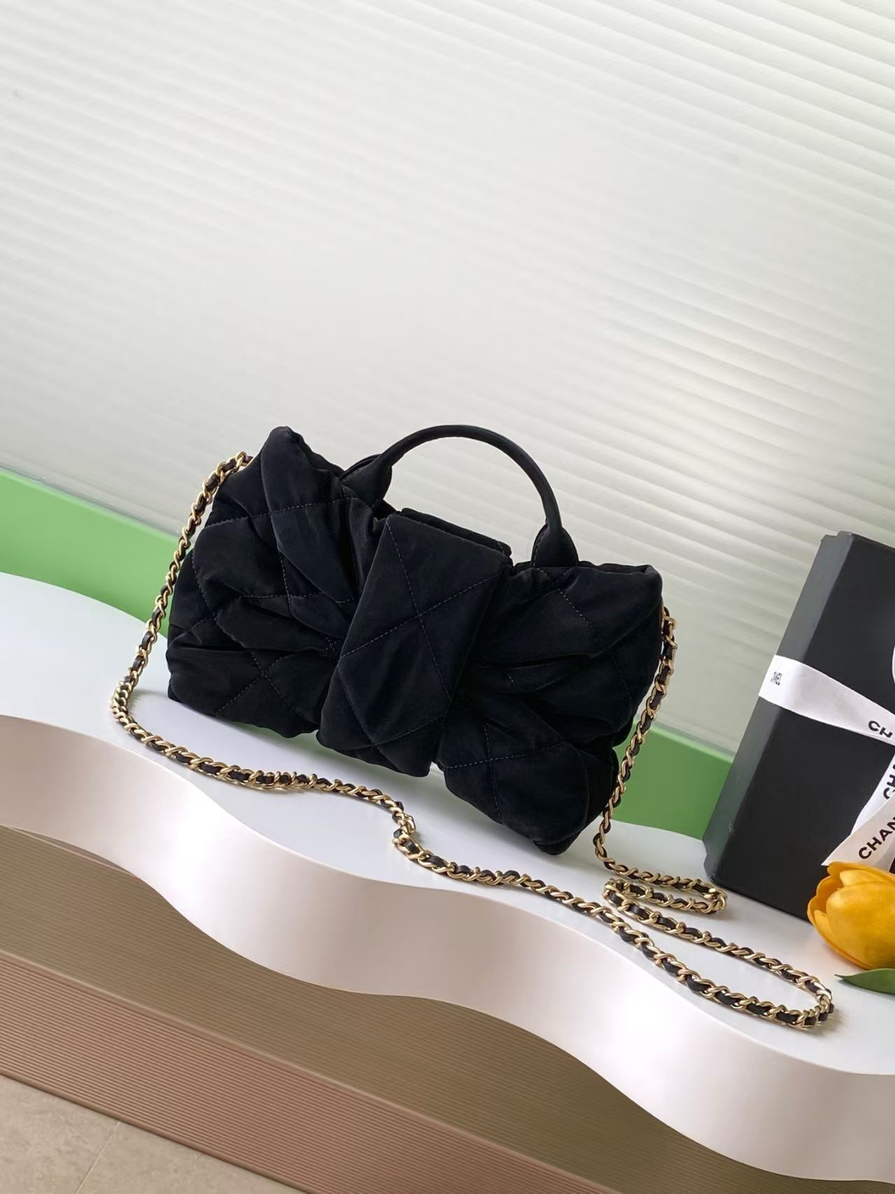 Ch**el Mini Bow Bag 18x26x5cm