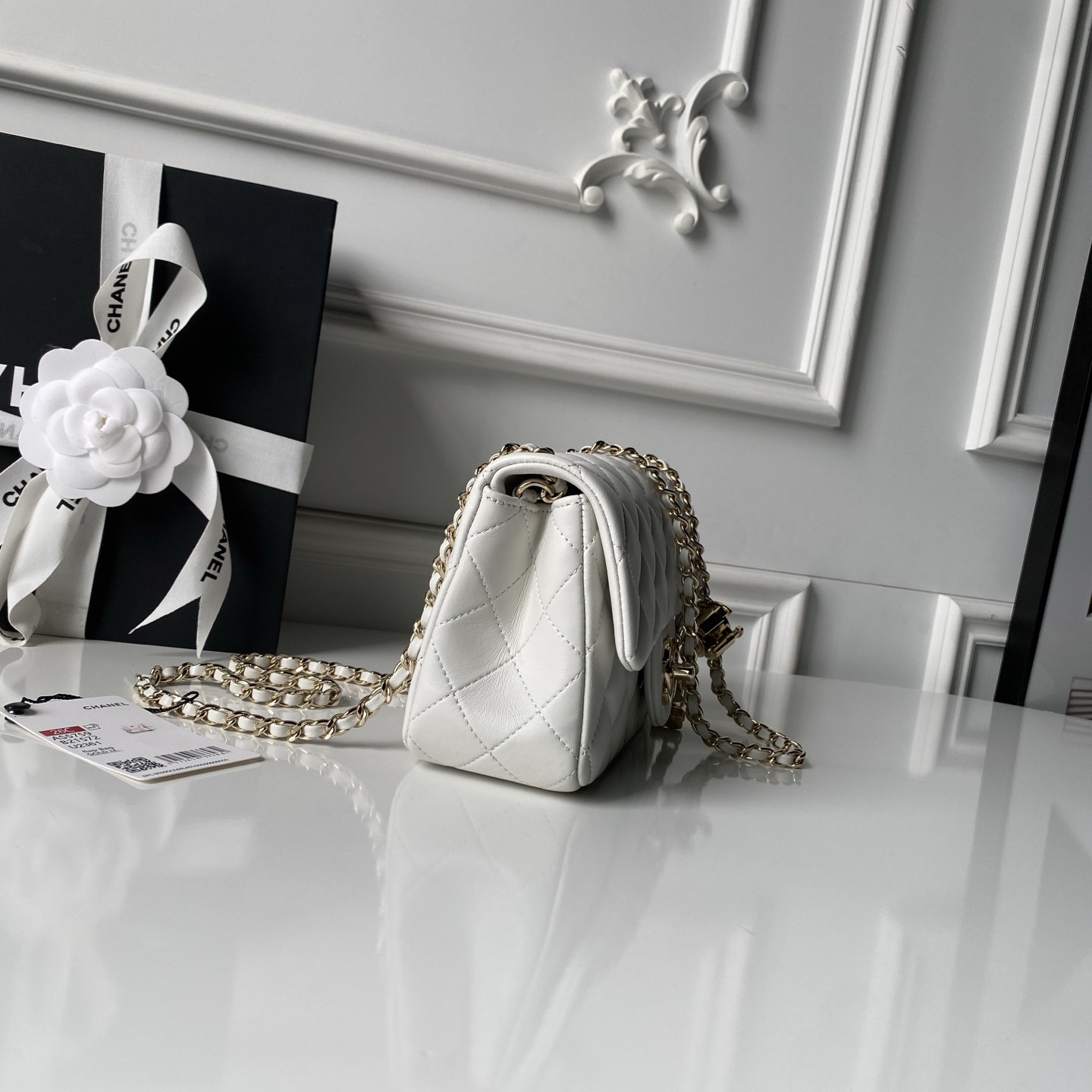 Ch**el classic flap handbag cf as5759 20x13x7cm