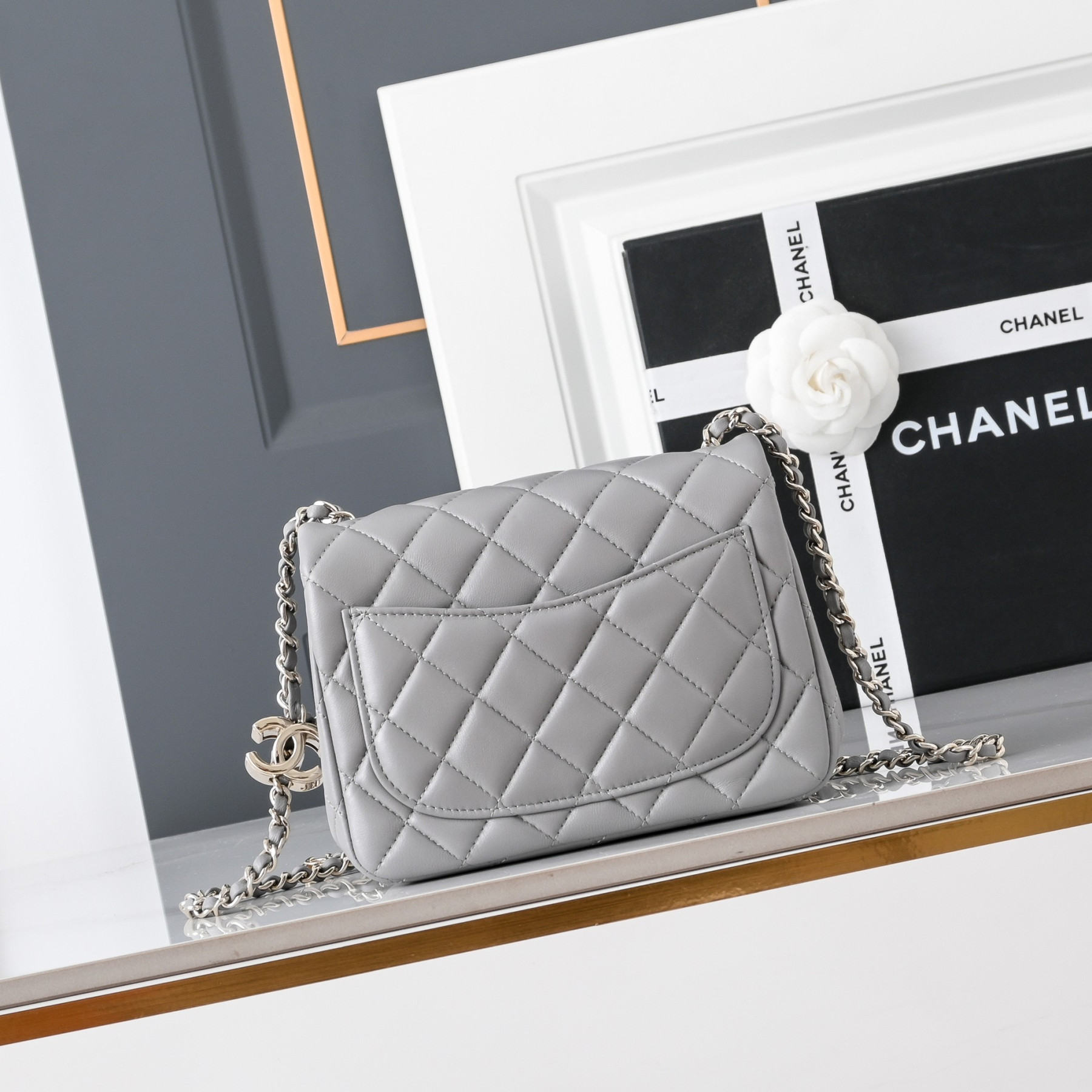 Ch**el classic flap handbag cf as5758 18x13x7cm