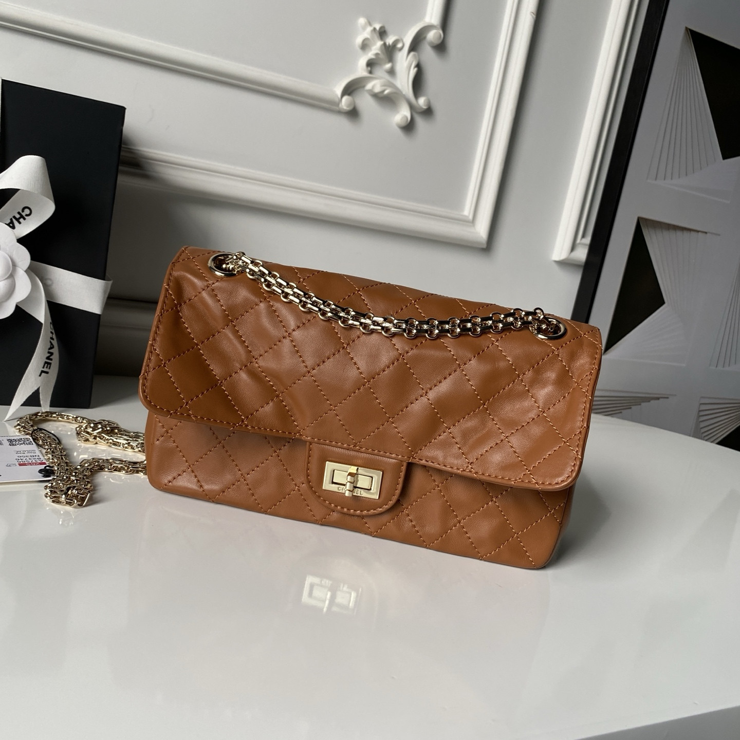 Ch**el 2.55 handbag a37586 16x24x7.5cm