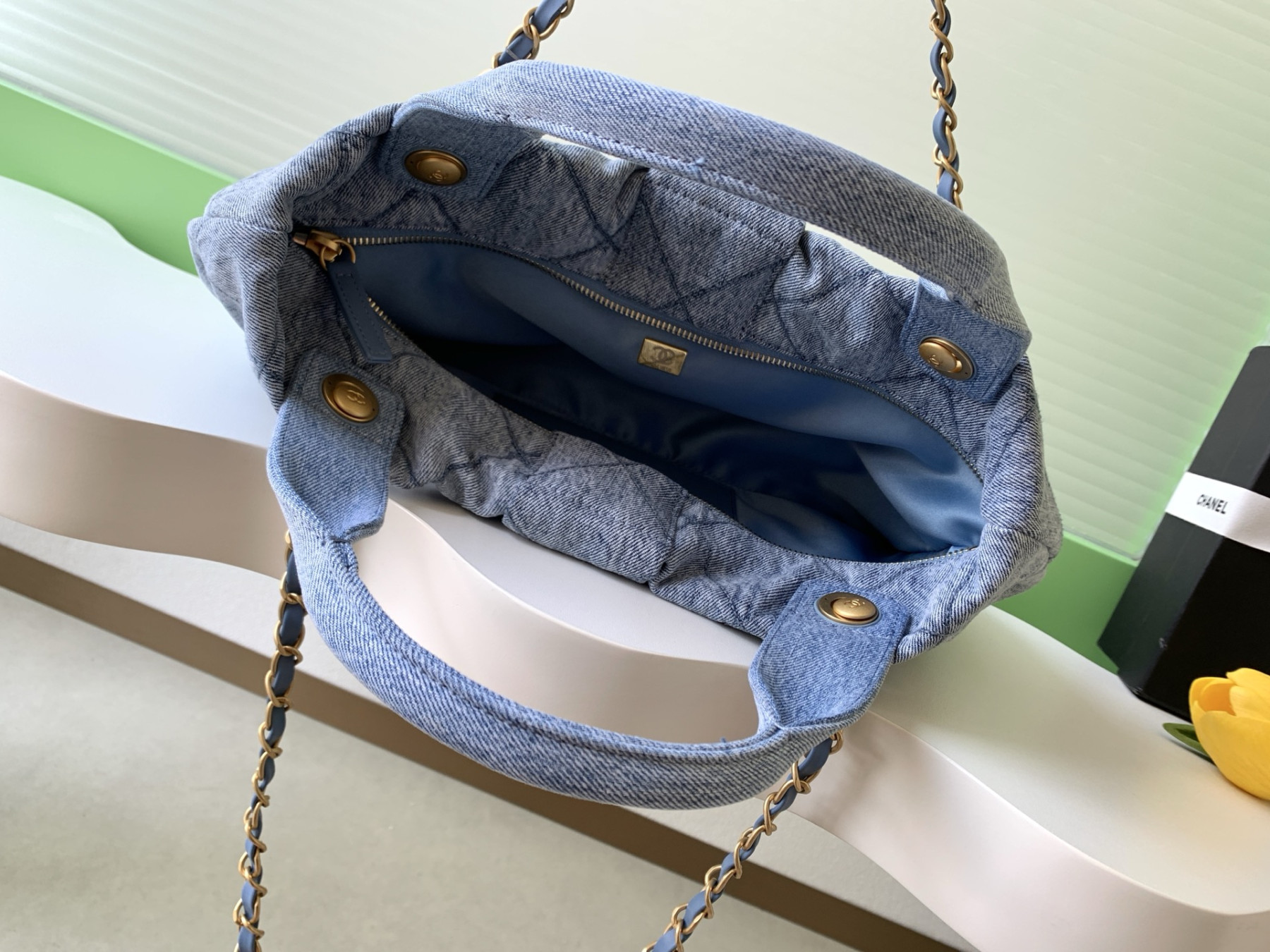 Ch**el mini bow bag 18x26x5cm