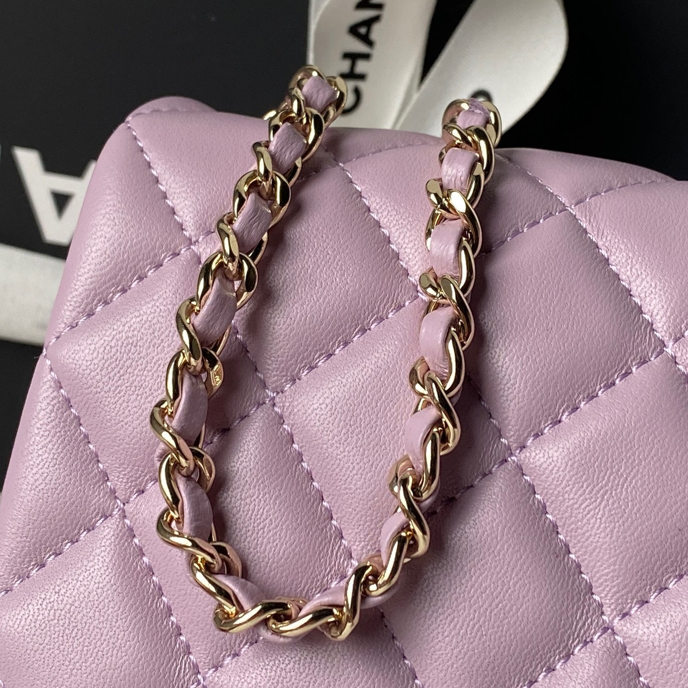 Ch**el classic flap handbag cf as5756 14.5x23.5x7cm