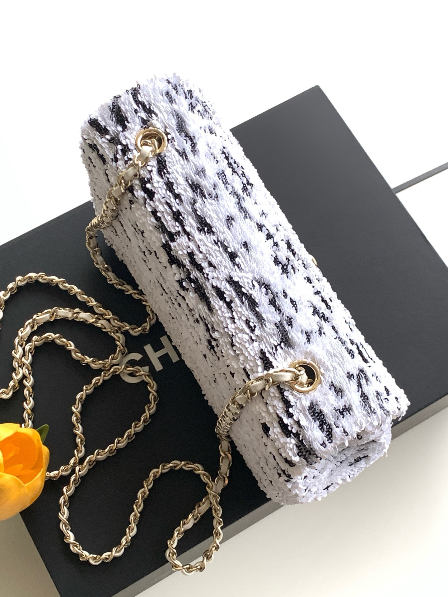 Ch**el flap bag as4418 14x21x8cm
