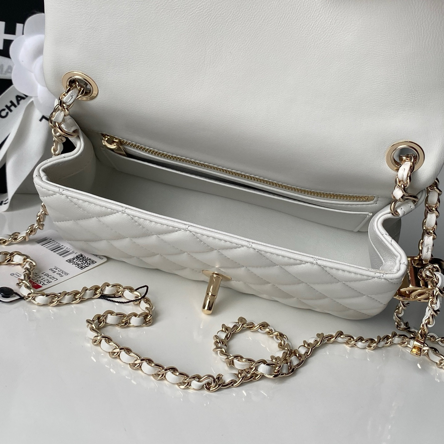 Ch**el classic flap handbag cf as5759 20x13x7cm